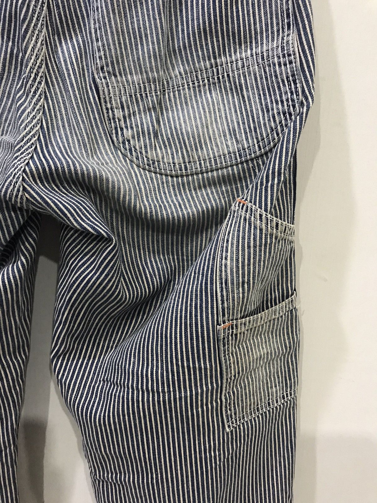 Japanese Brand × Johnbull Vintage Johnbull Hickory Workwear Carpenter Painter Pant Size US 30 / EU 46 - 13 Thumbnail