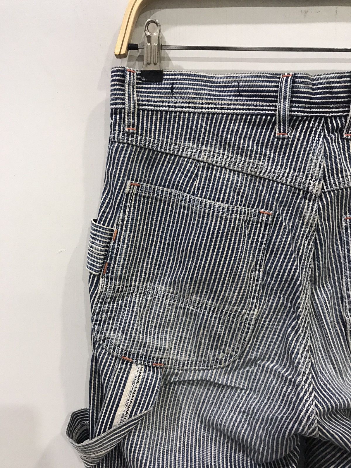 Japanese Brand × Johnbull Vintage Johnbull Hickory Workwear Carpenter Painter Pant Size US 30 / EU 46 - 12 Thumbnail