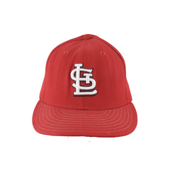 St. Louis Cardinals SOUTHPAW SLUGGA Plaid-Navy Denim Fitted Hat