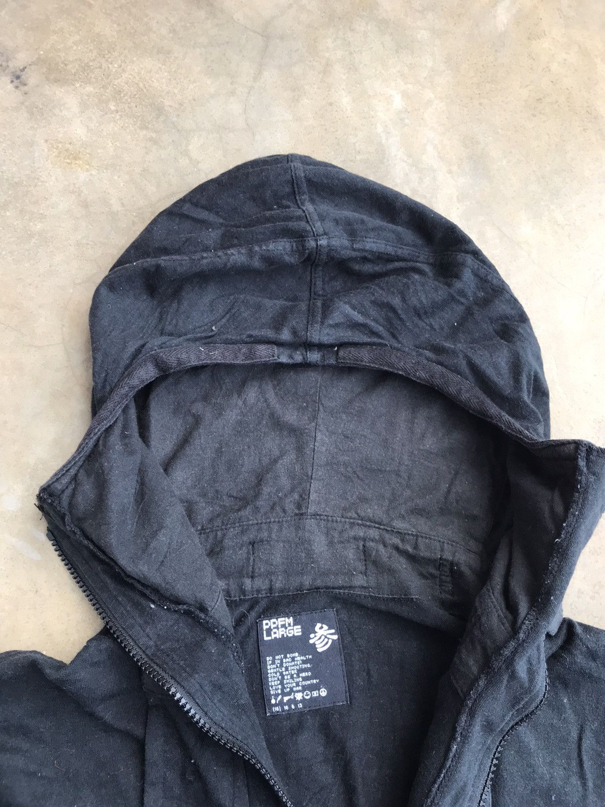 Hysteric Glamour × Japanese Brand × PPFM PPFM SWEATER HOODIE VERY RARE DESIGN Size US M / EU 48-50 / 2 - 7 Thumbnail