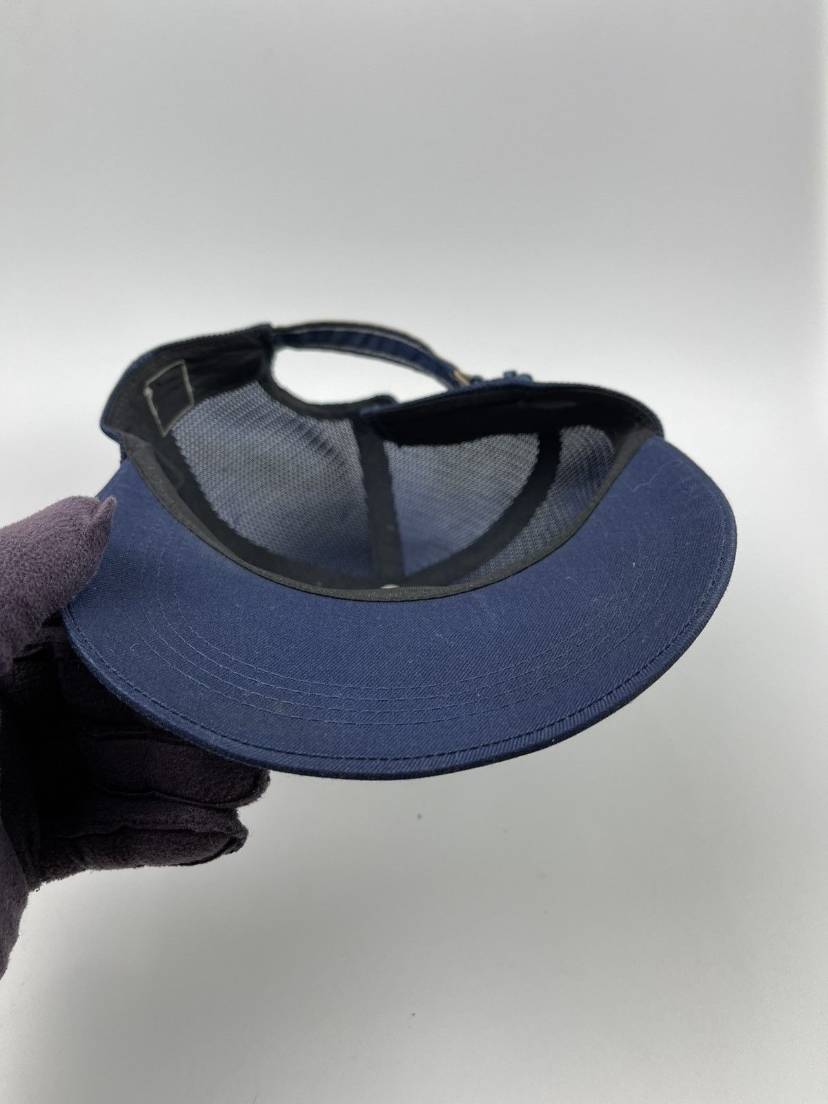 Vintage Vintage Mobil Trucker Hat Size ONE SIZE - 10 Thumbnail