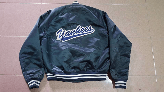 SOLD Vintage Chalk Line New York Yankees Baseball Jacket  Vintage jacket,  Baseball jacket, Embroidered denim jacket