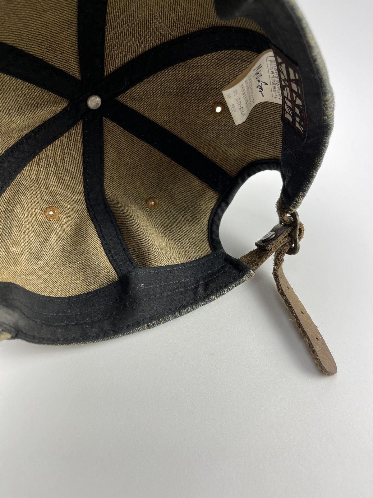 If Six Was Nine Fight Makes Distressed Denim Hat Size ONE SIZE - 10 Thumbnail