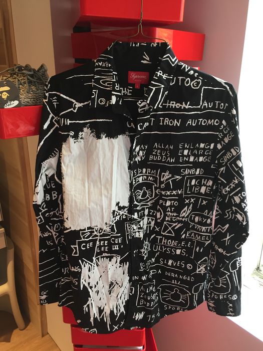 Supreme Supreme Basquiat Shirt Button Up Black | Grailed
