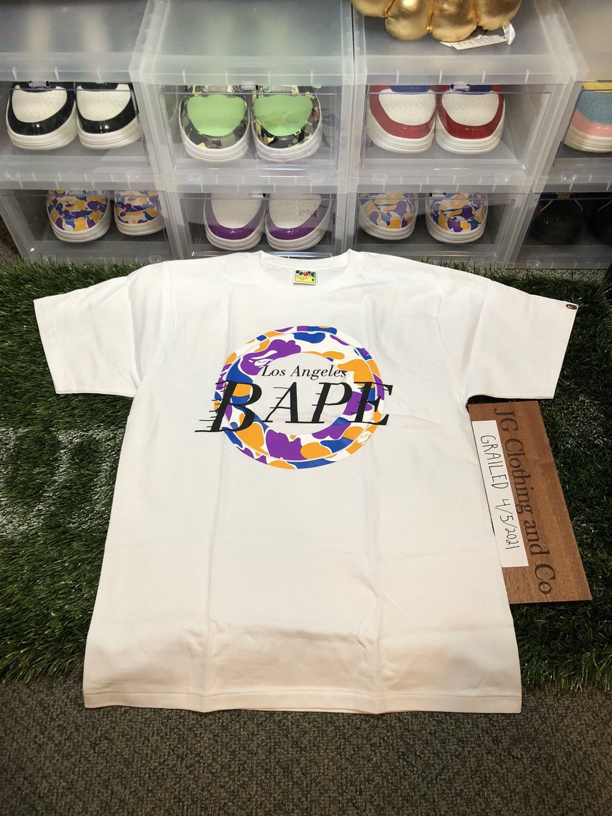 Bape LA store exclusive 2021 shirt for their 3rd anniversarry store opening