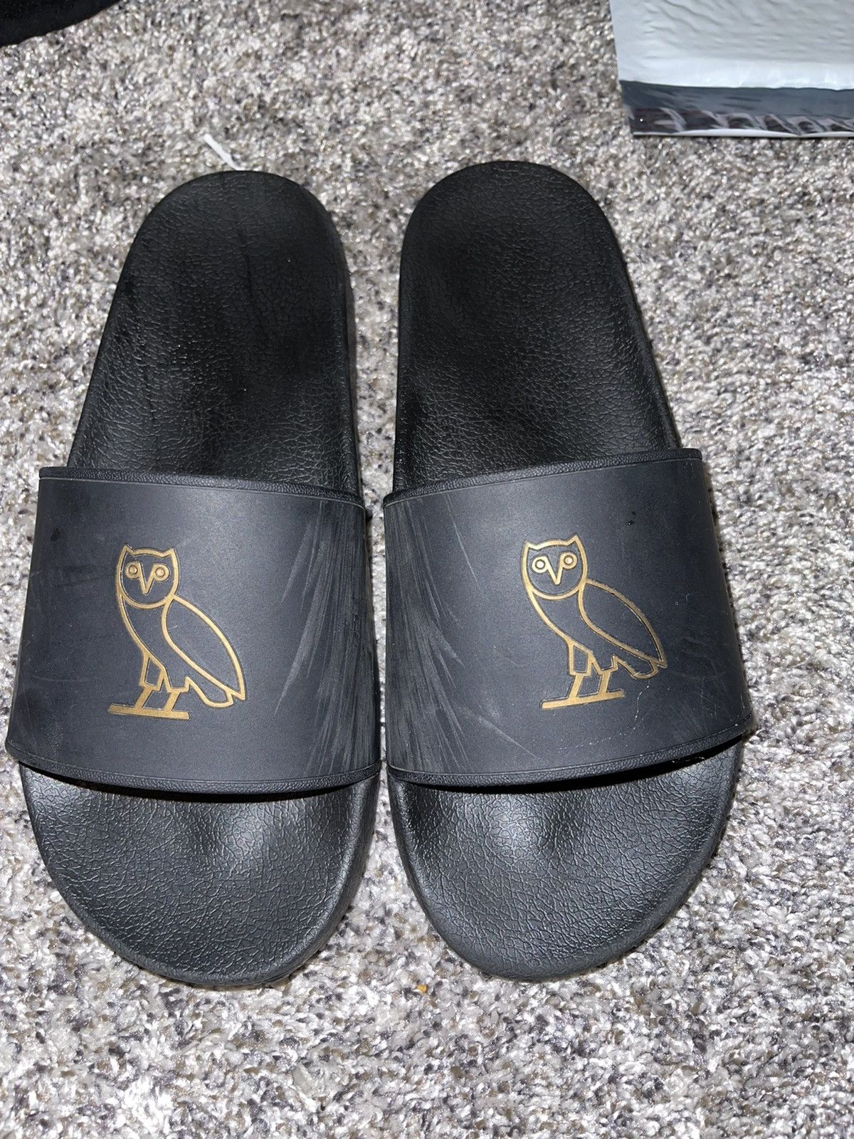 white ovo slides