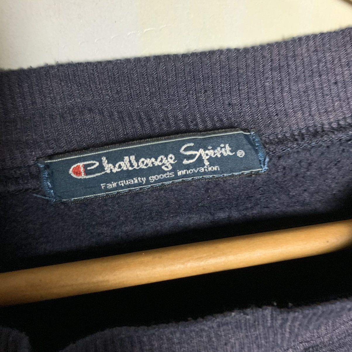 Vintage Vintage sweatshirt challenge spirit minimalist logo Size US L / EU 52-54 / 3 - 3 Thumbnail