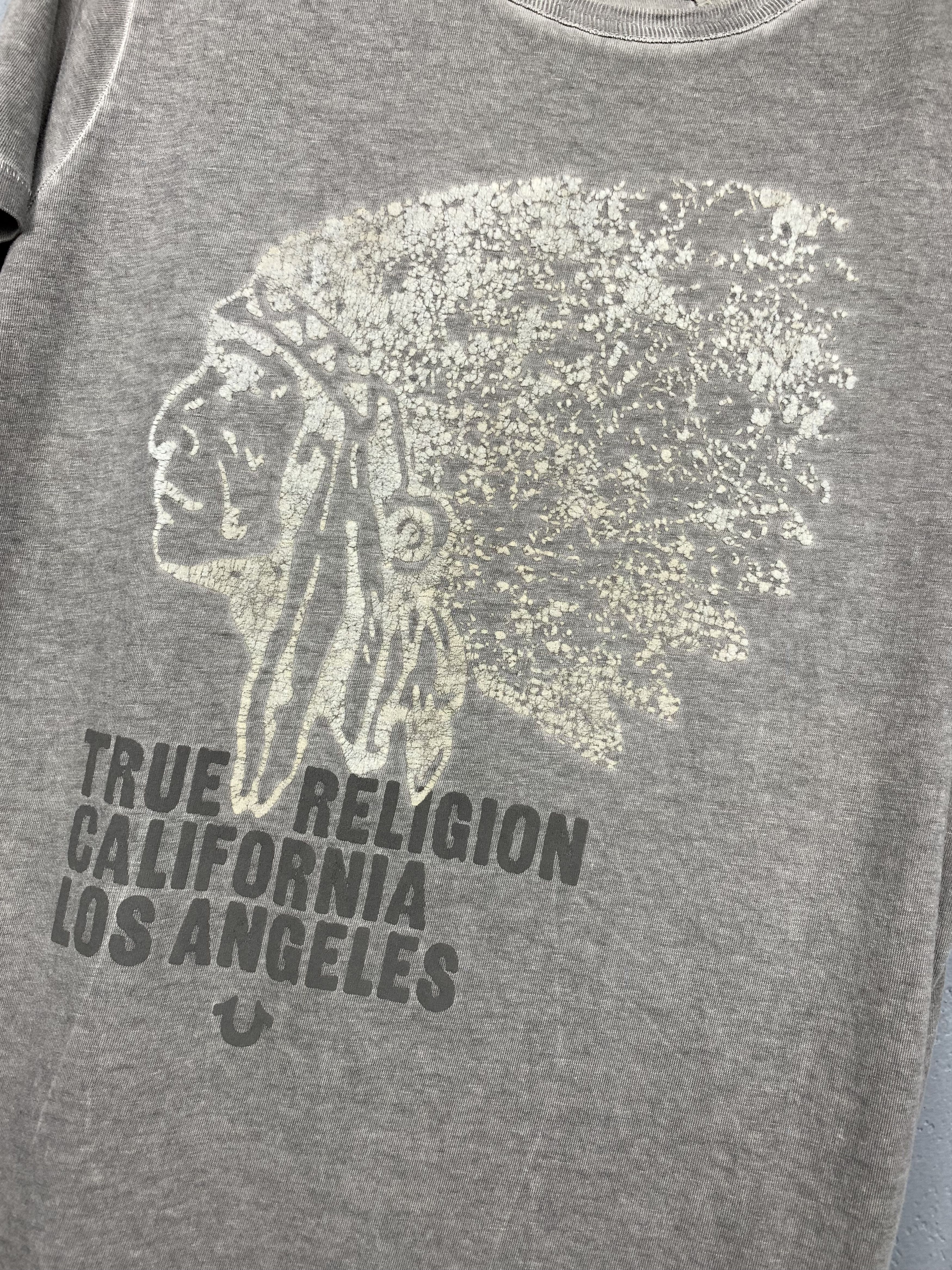 True Religion × Vintage True Religion Mens Vintage Washed T-Shirt Tee Size US M / EU 48-50 / 2 - 2 Thumbnail