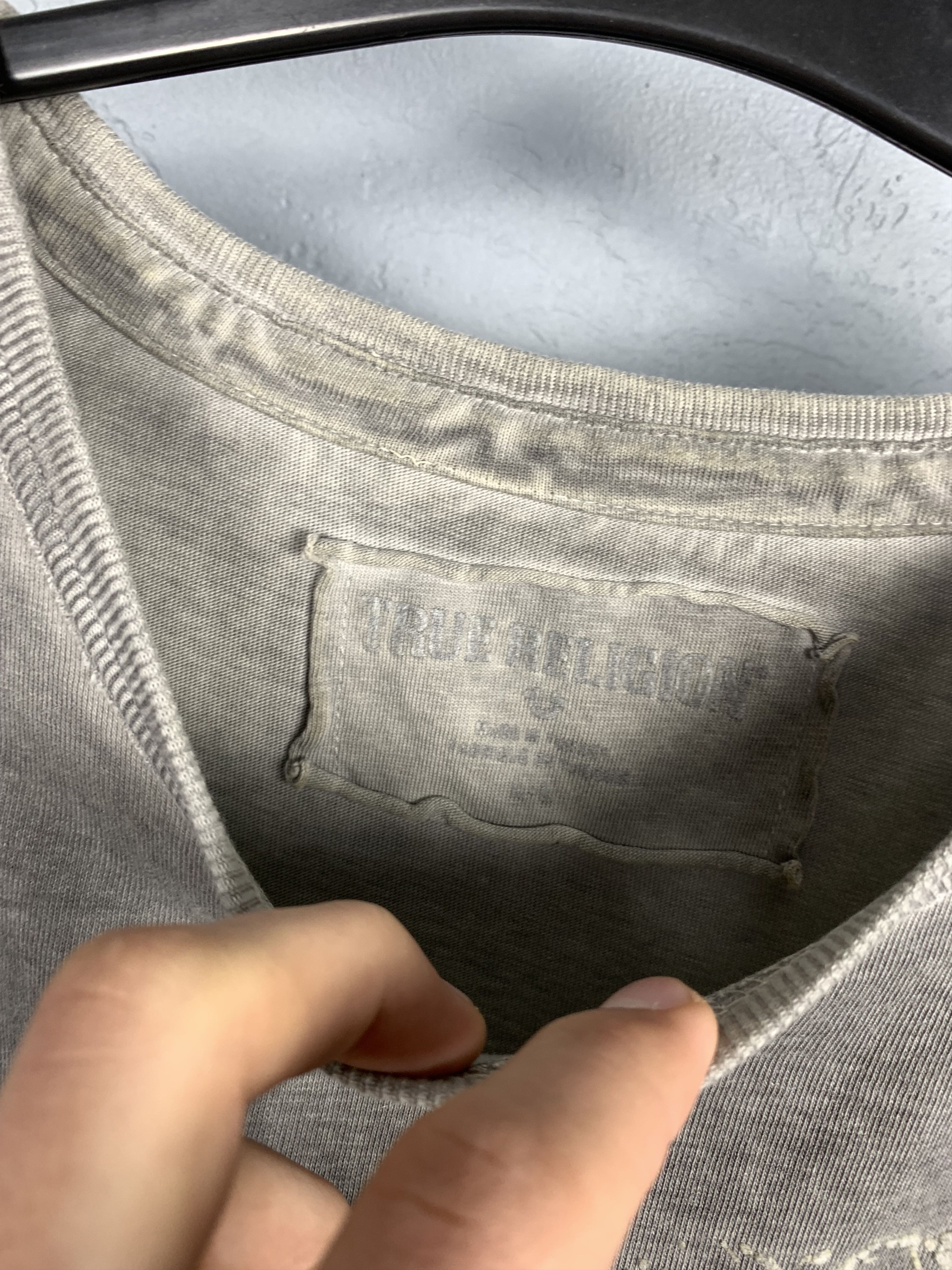 True Religion × Vintage True Religion Mens Vintage Washed T-Shirt Tee Size US M / EU 48-50 / 2 - 3 Thumbnail