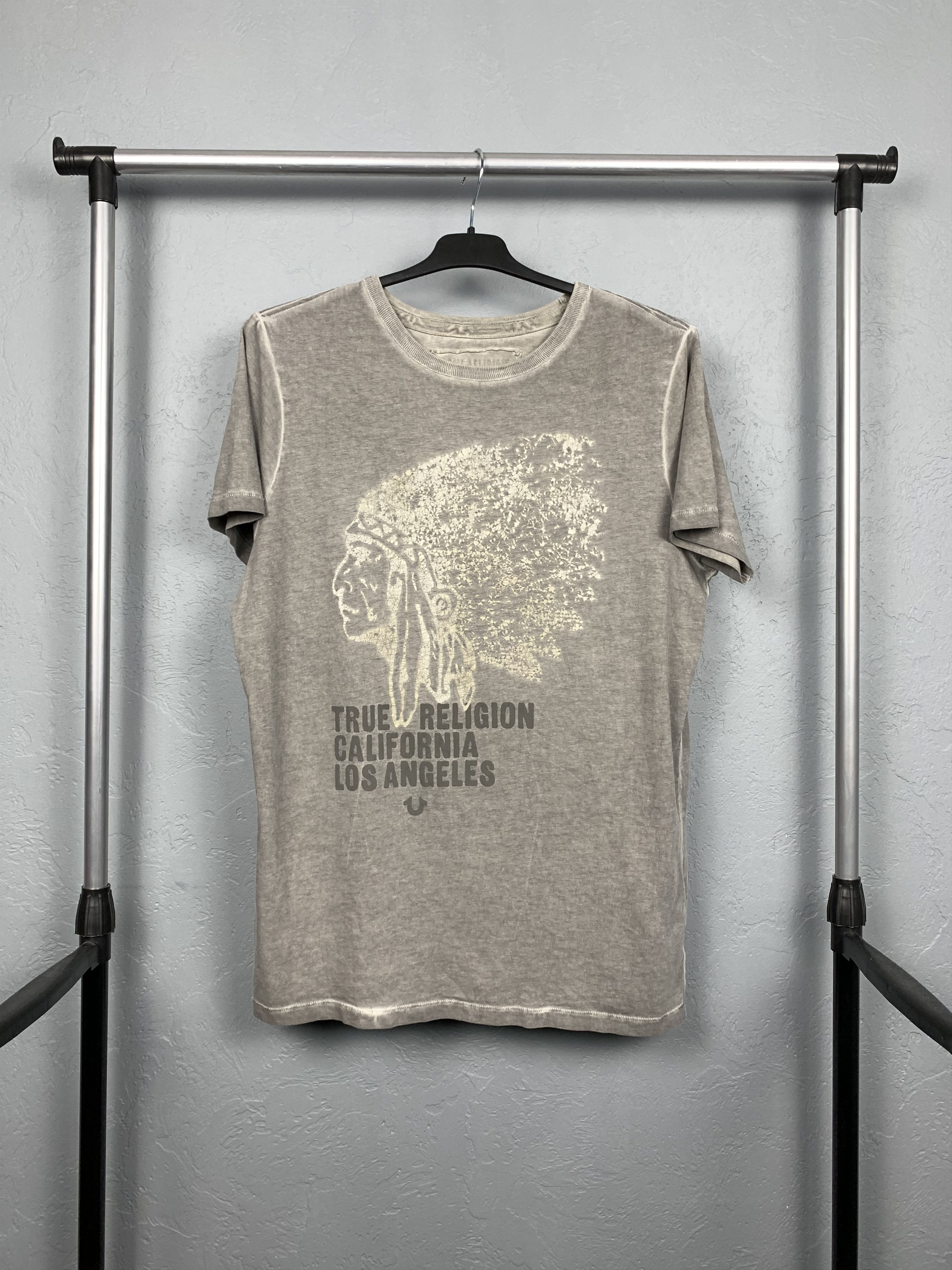 True Religion × Vintage True Religion Mens Vintage Washed T-Shirt Tee Size US M / EU 48-50 / 2 - 1 Thumbnail
