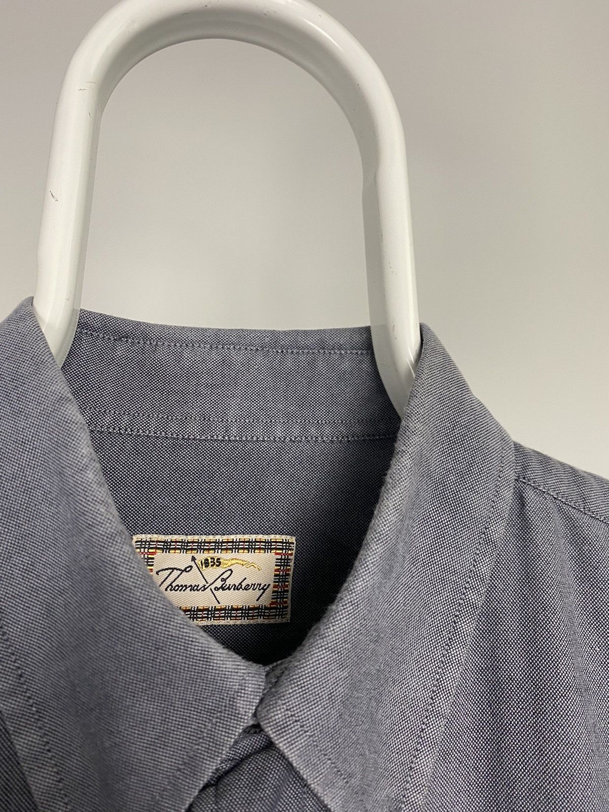 Burberry Thomas Burberry grey long sleeve shirt Size US XL / EU 56 / 4 - 3 Thumbnail