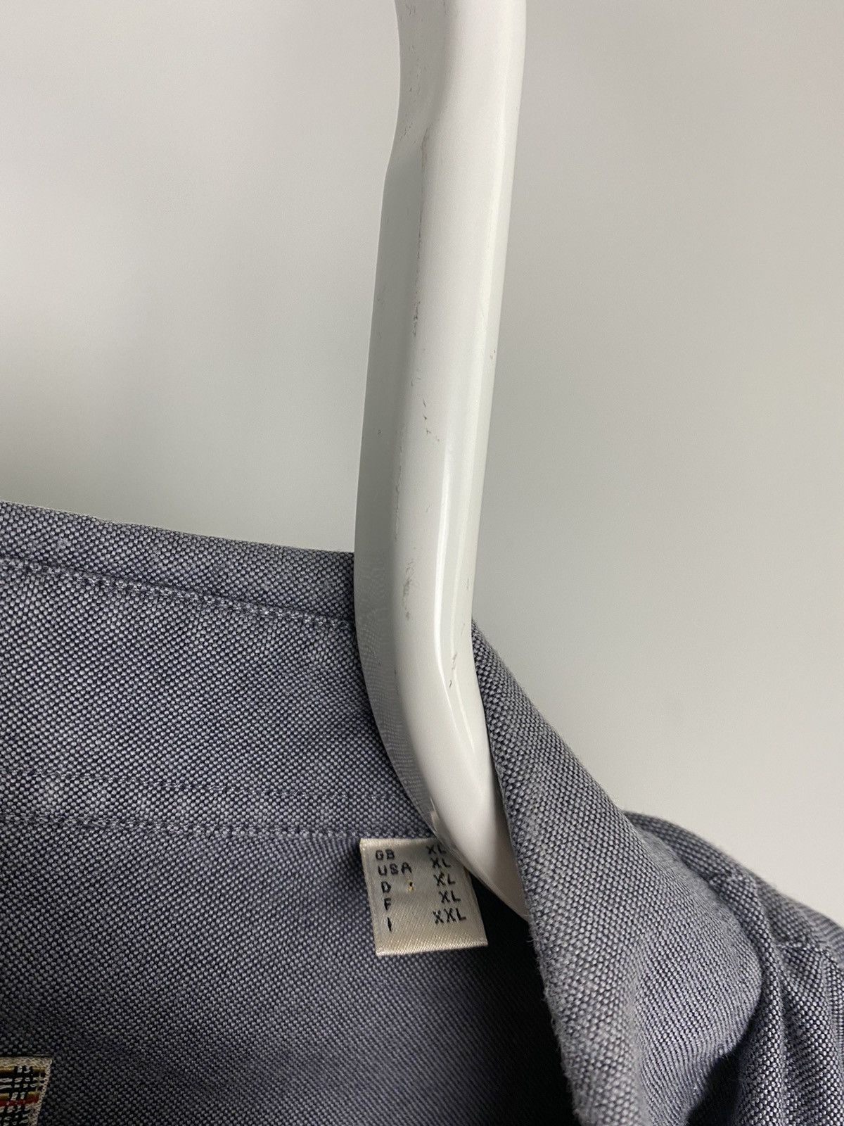 Burberry Thomas Burberry grey long sleeve shirt Size US XL / EU 56 / 4 - 5 Thumbnail