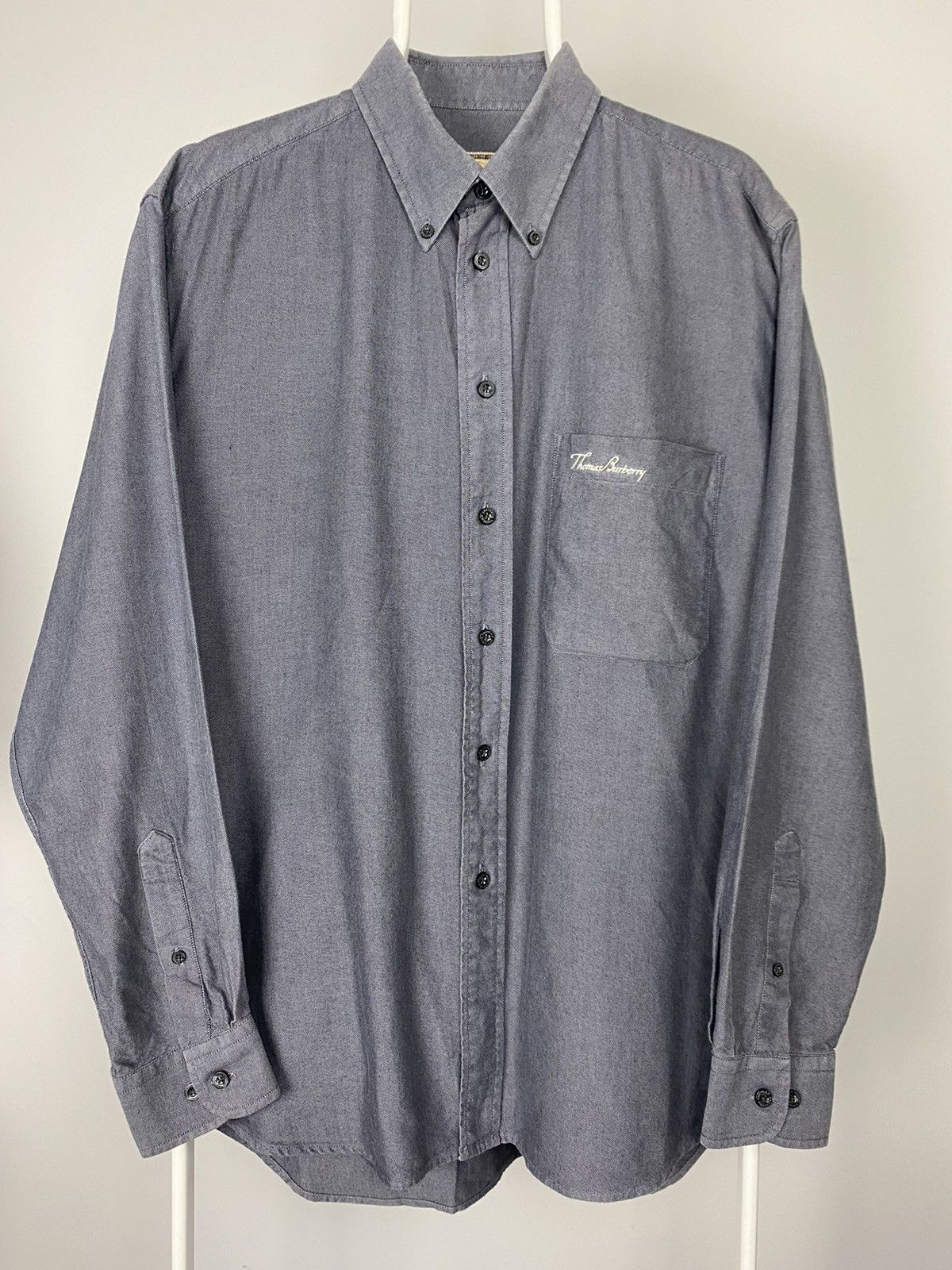 Burberry Thomas Burberry grey long sleeve shirt Size US XL / EU 56 / 4 - 1 Thumbnail