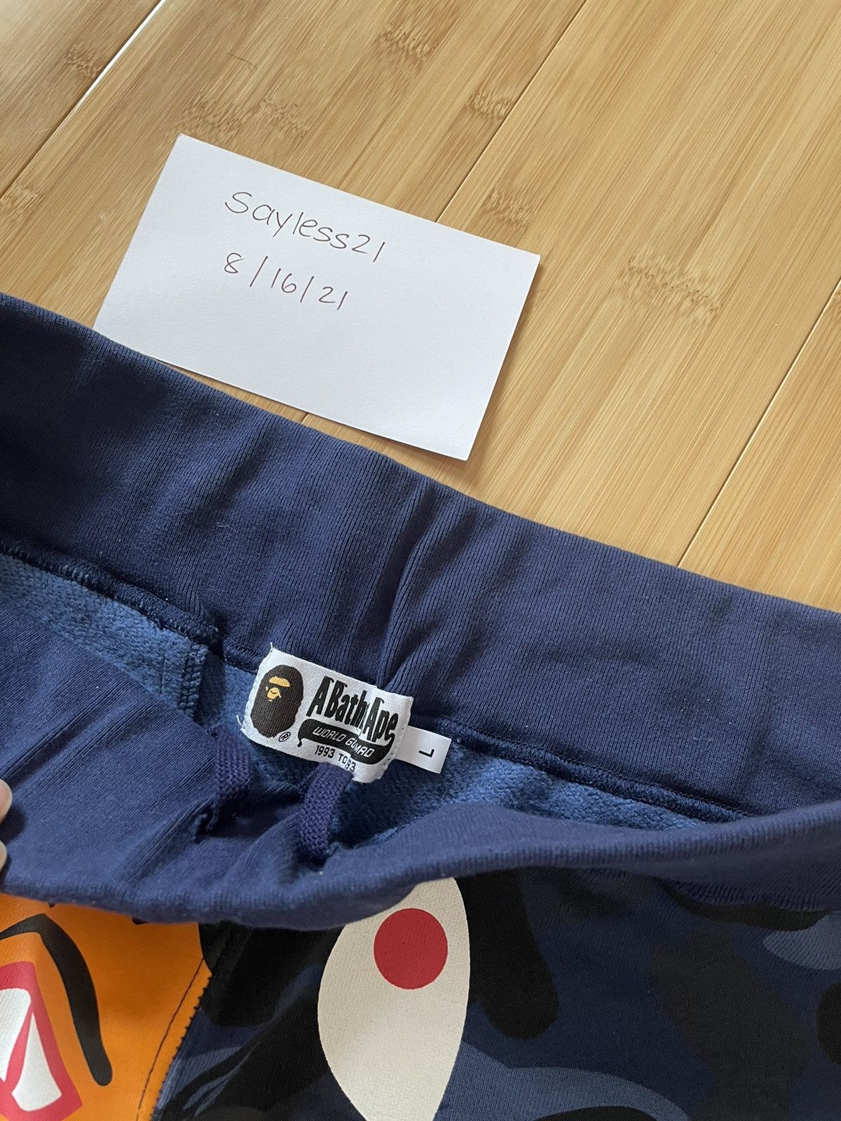 Bape BAPE blue camo sweat shorts Size US 40 / EU 56 - 3 Thumbnail