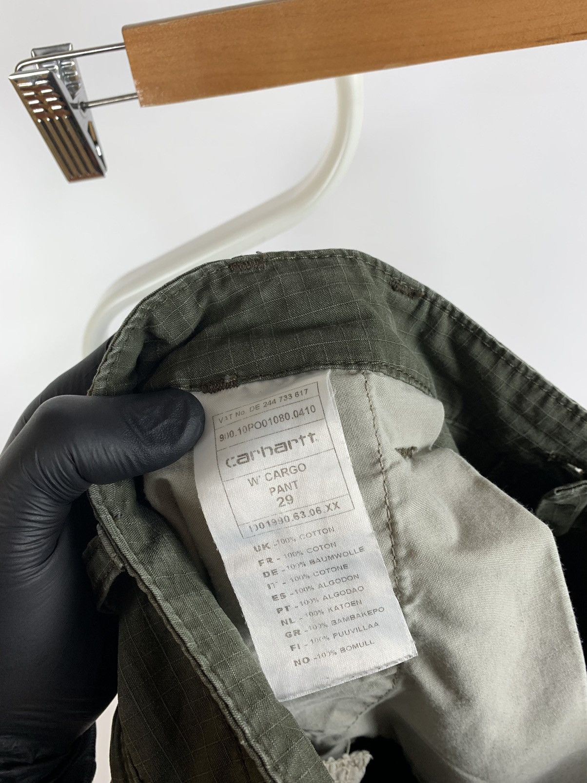Carhartt Vintage Carhartt Khaki Cargo Pants Travis Scott Style Size US 29 - 12 Thumbnail