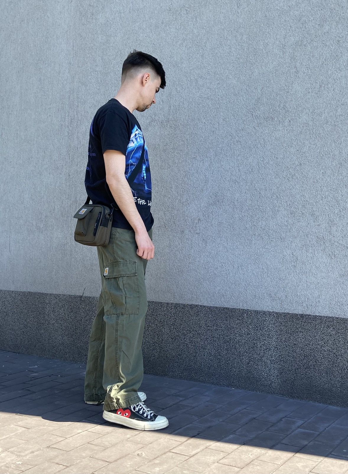 Carhartt Vintage Carhartt Khaki Cargo Pants Travis Scott Style Size US 29 - 1 Thumbnail