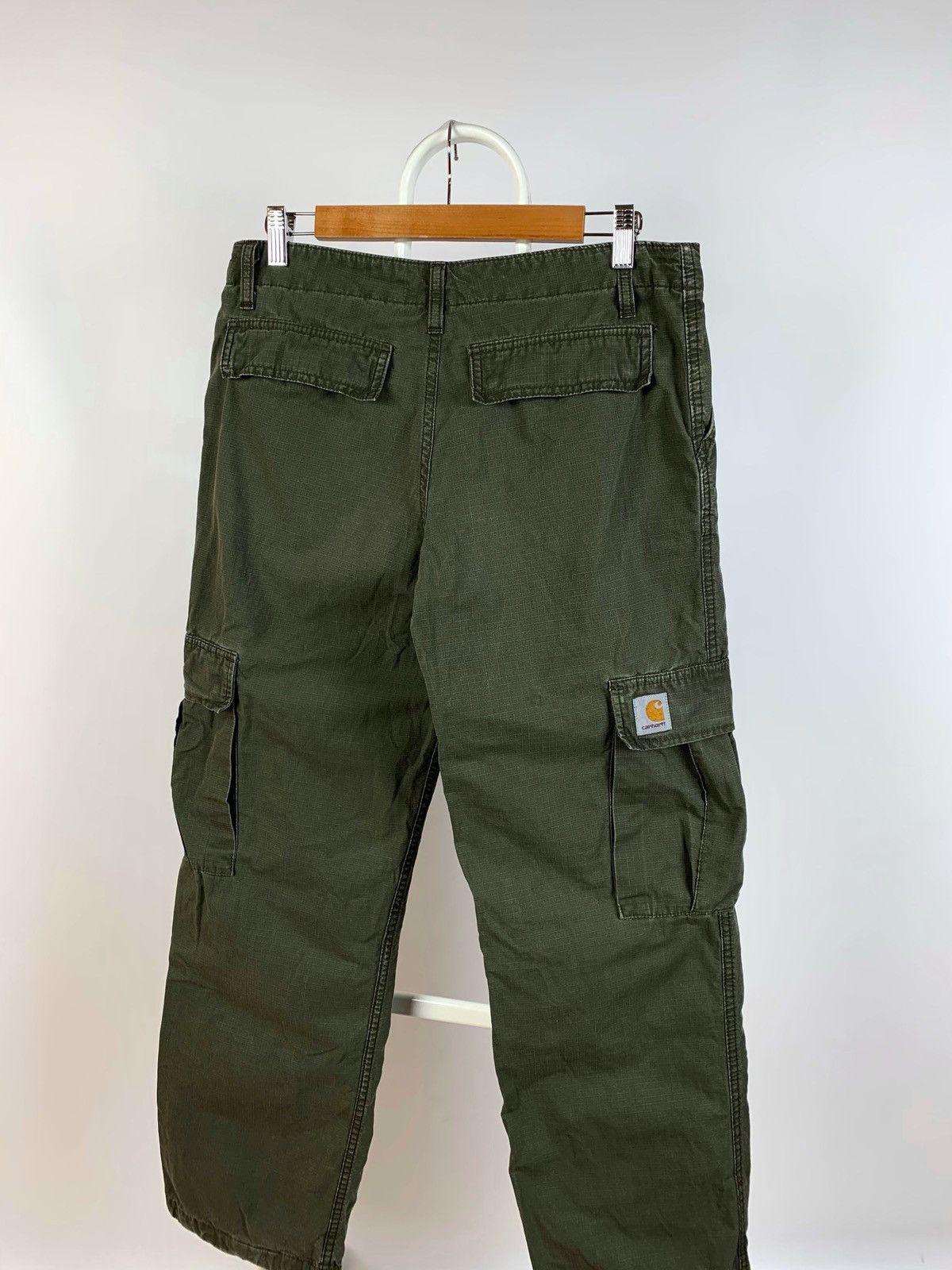 Carhartt Vintage Carhartt Khaki Cargo Pants Travis Scott Style Size US 29 - 4 Thumbnail