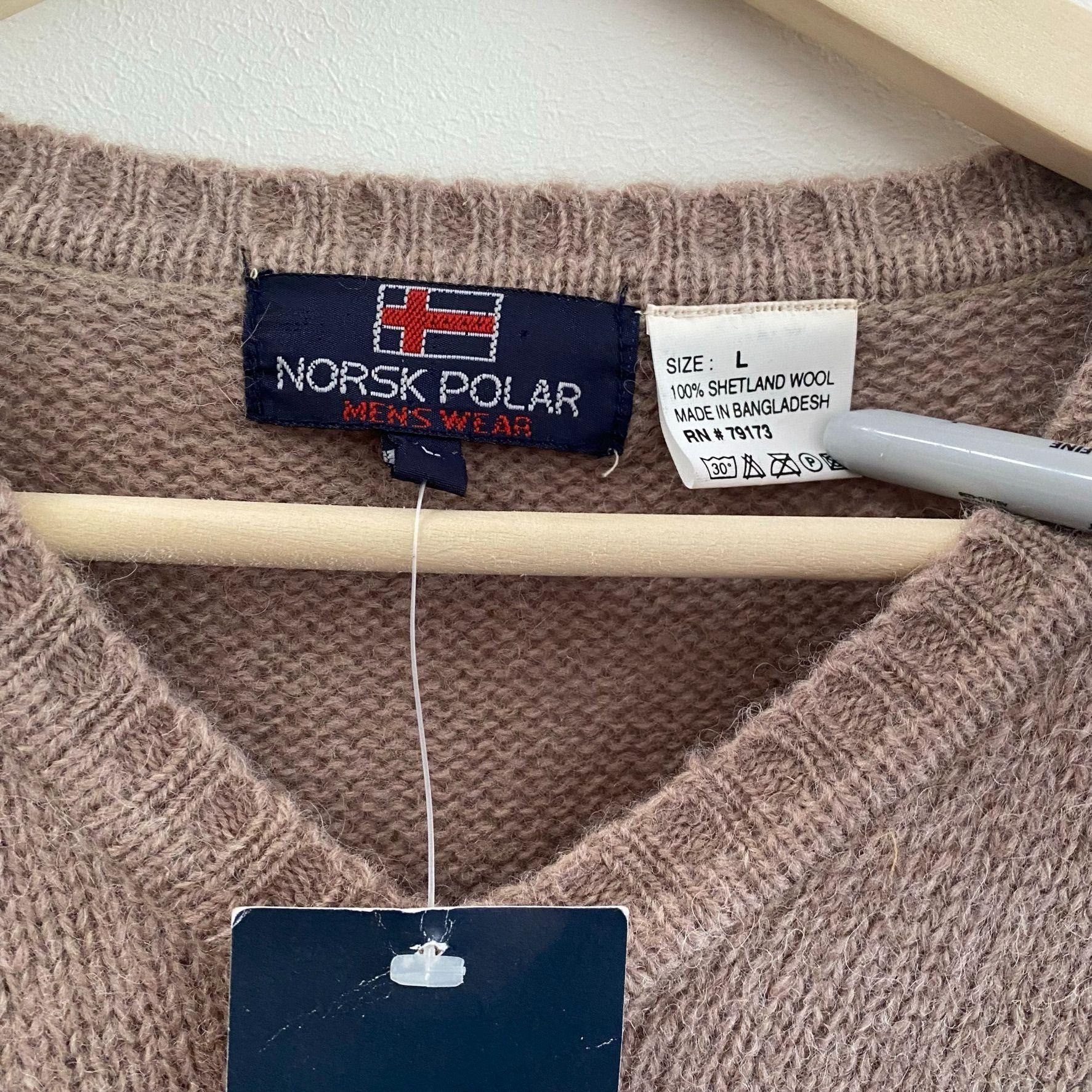 Vintage Vintage Shetland Wool Sweater Size US L / EU 52-54 / 3 - 3 Thumbnail