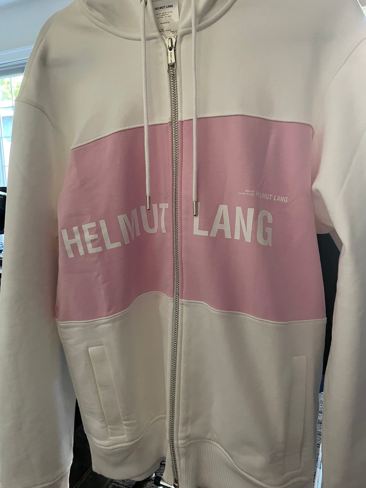 Helmut Lang Campaign Panel Zip Hooded Sweatshirt