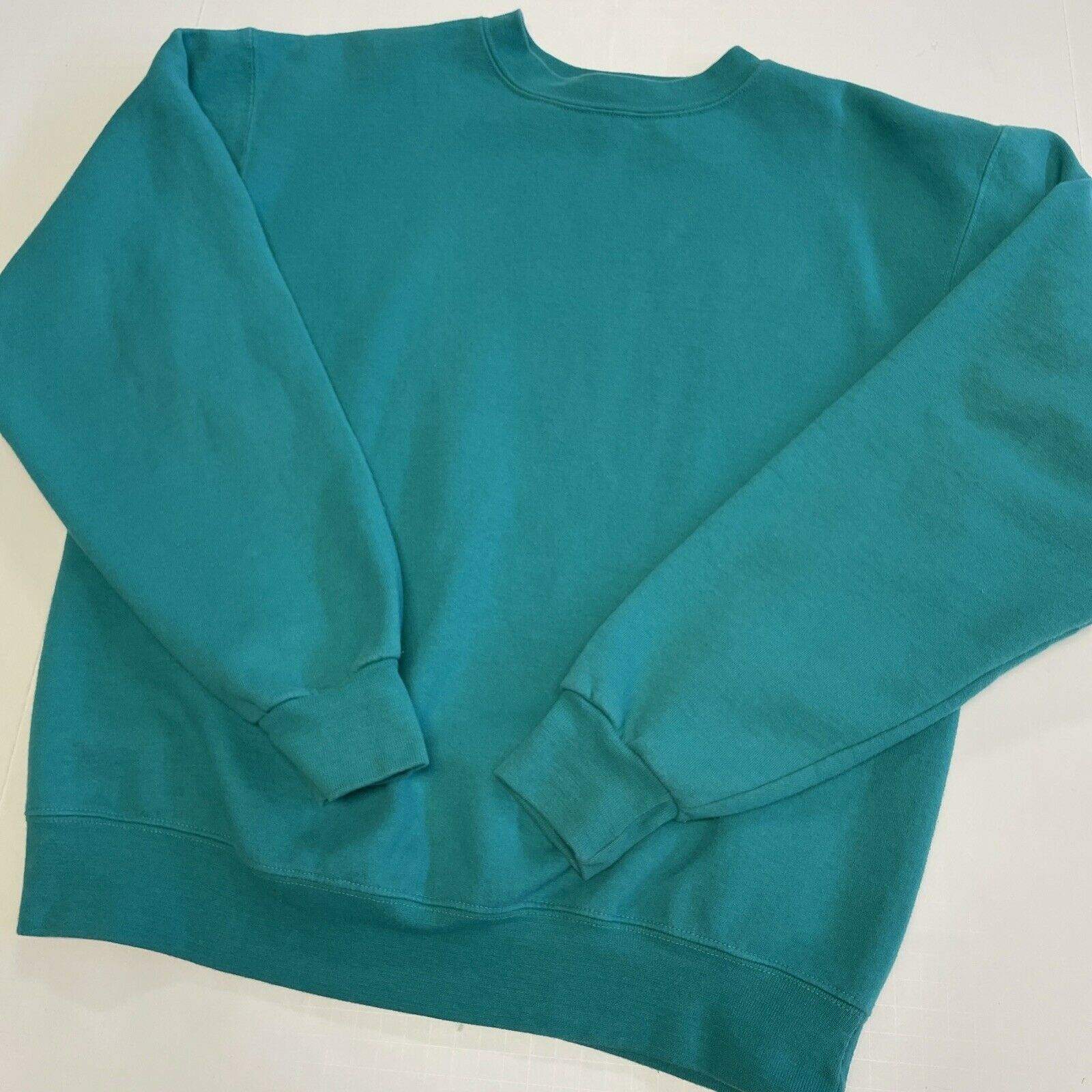 Champion Champion ECO Blank Pullover Sweatshirt Solid Teal Stained M Size US M / EU 48-50 / 2 - 6 Thumbnail