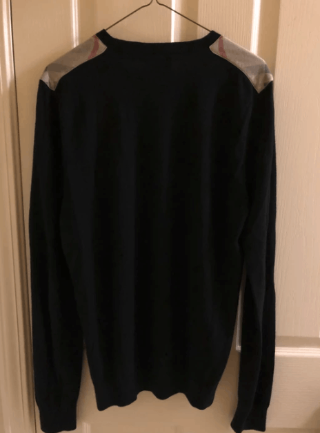 Burberry Burberry Check Shoulder Cashmere Sweater Size US S / EU 44-46 / 1 - 3 Thumbnail
