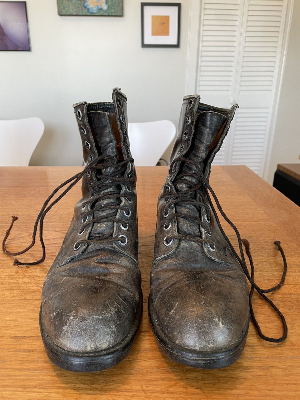 Vintage Mens Vintage military boots Size US 9.5 / EU 42-43 - 5 Thumbnail
