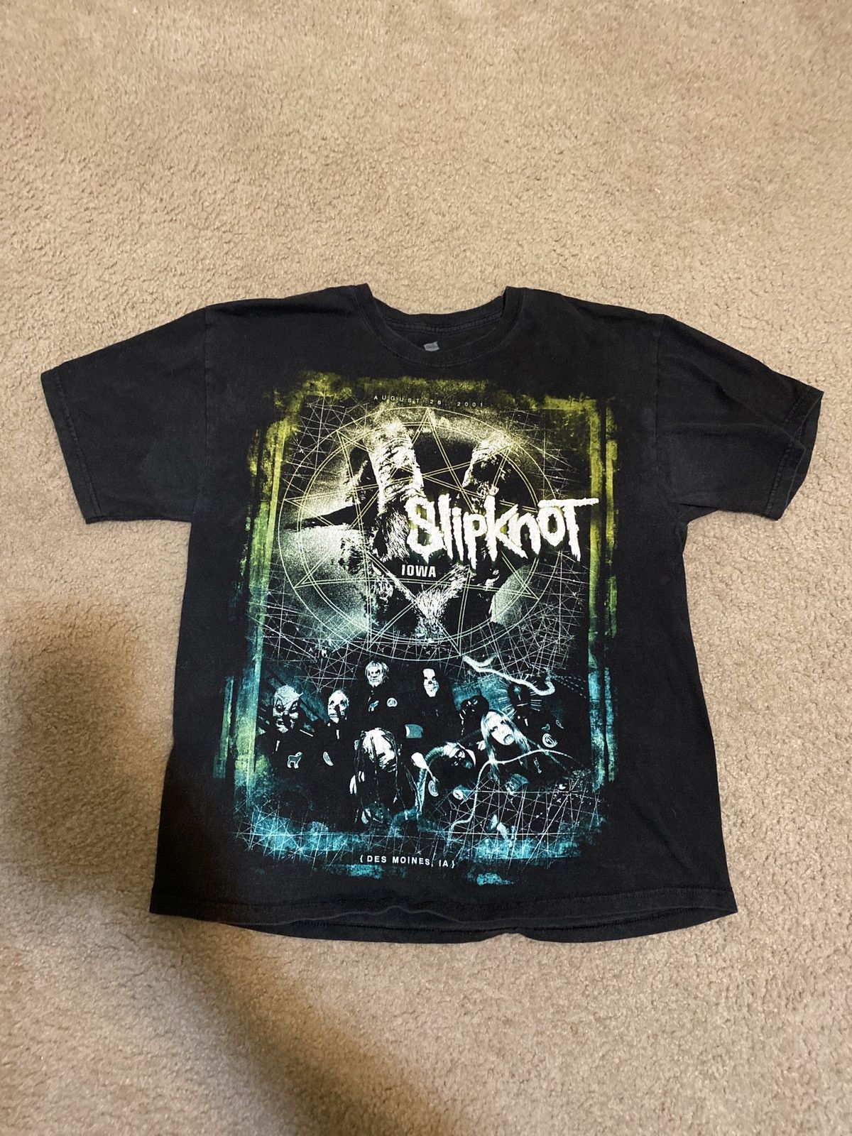 Vintage Vintage 2001 Slipknot Tour T Shirt Grailed 7165