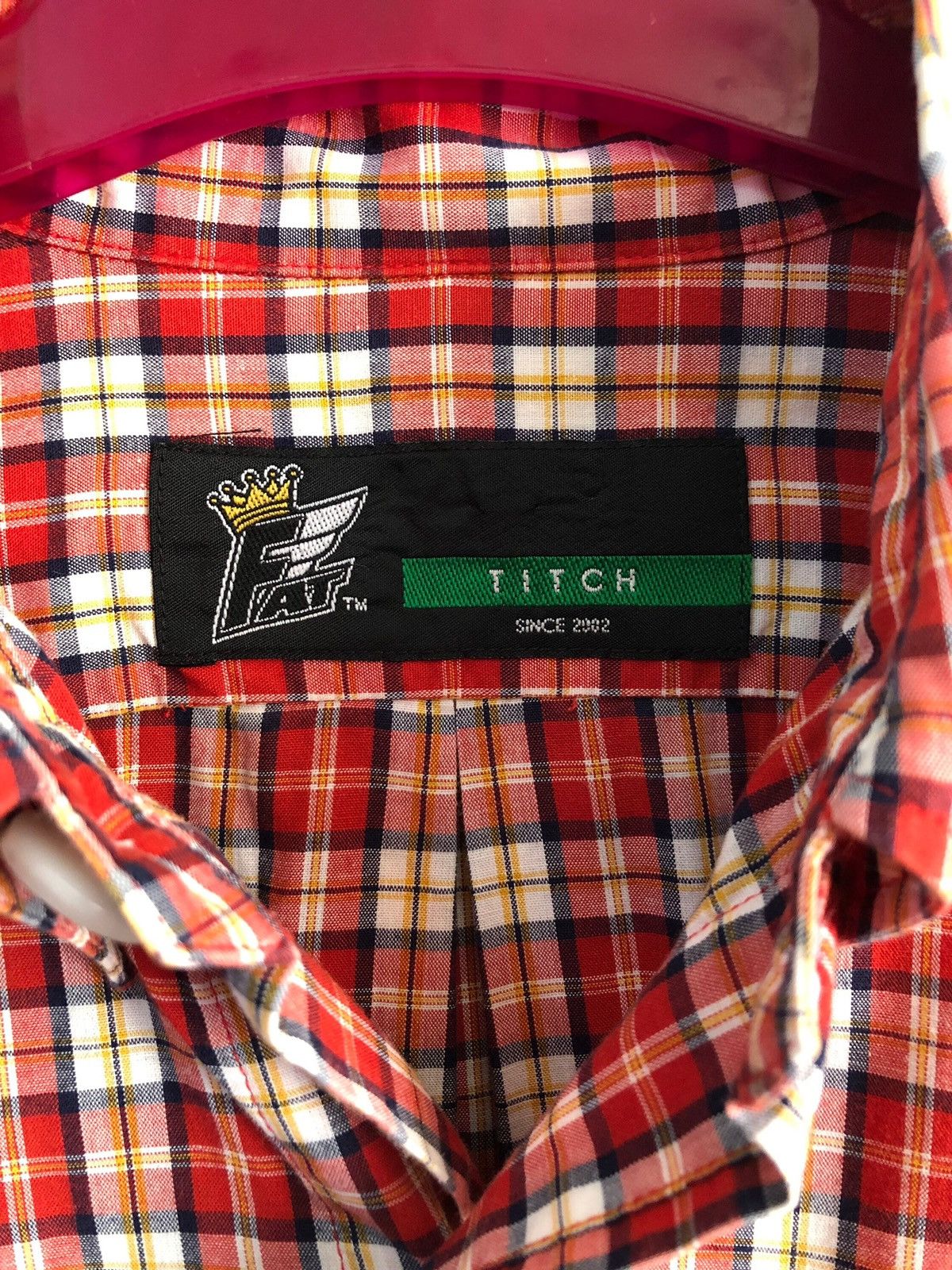 Fat Tokyo 1990s dekacheck tartan button shirt large #1329 Size US L / EU 52-54 / 3 - 5 Thumbnail