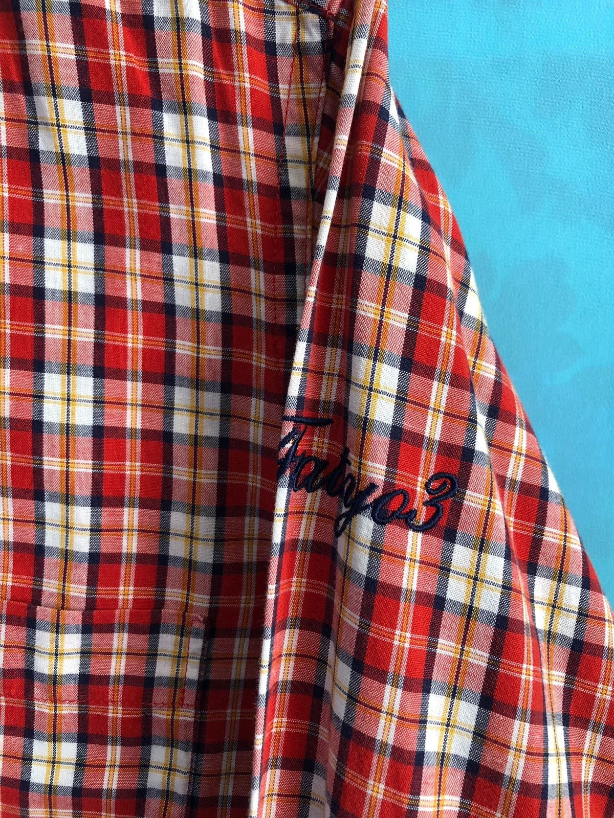 Fat Tokyo 1990s dekacheck tartan button shirt large #1329 Size US L / EU 52-54 / 3 - 7 Thumbnail