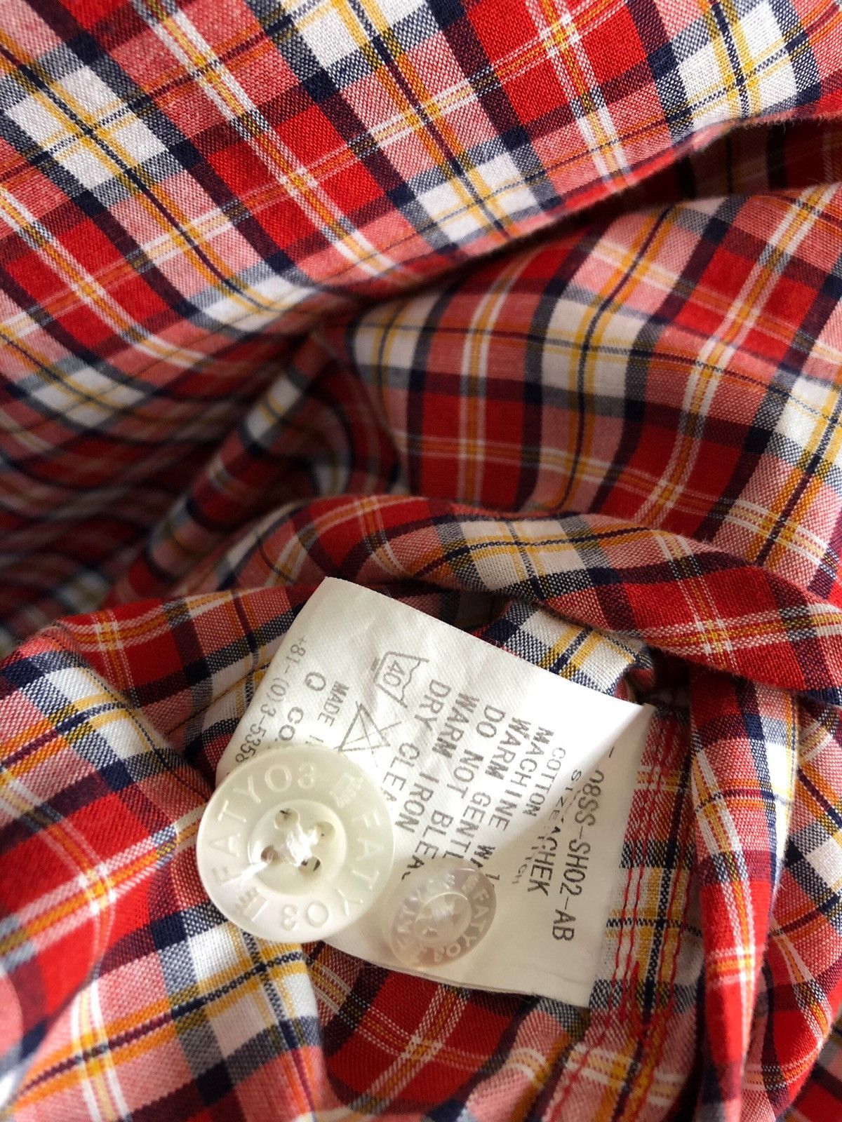 Fat Tokyo 1990s dekacheck tartan button shirt large #1329 Size US L / EU 52-54 / 3 - 8 Thumbnail