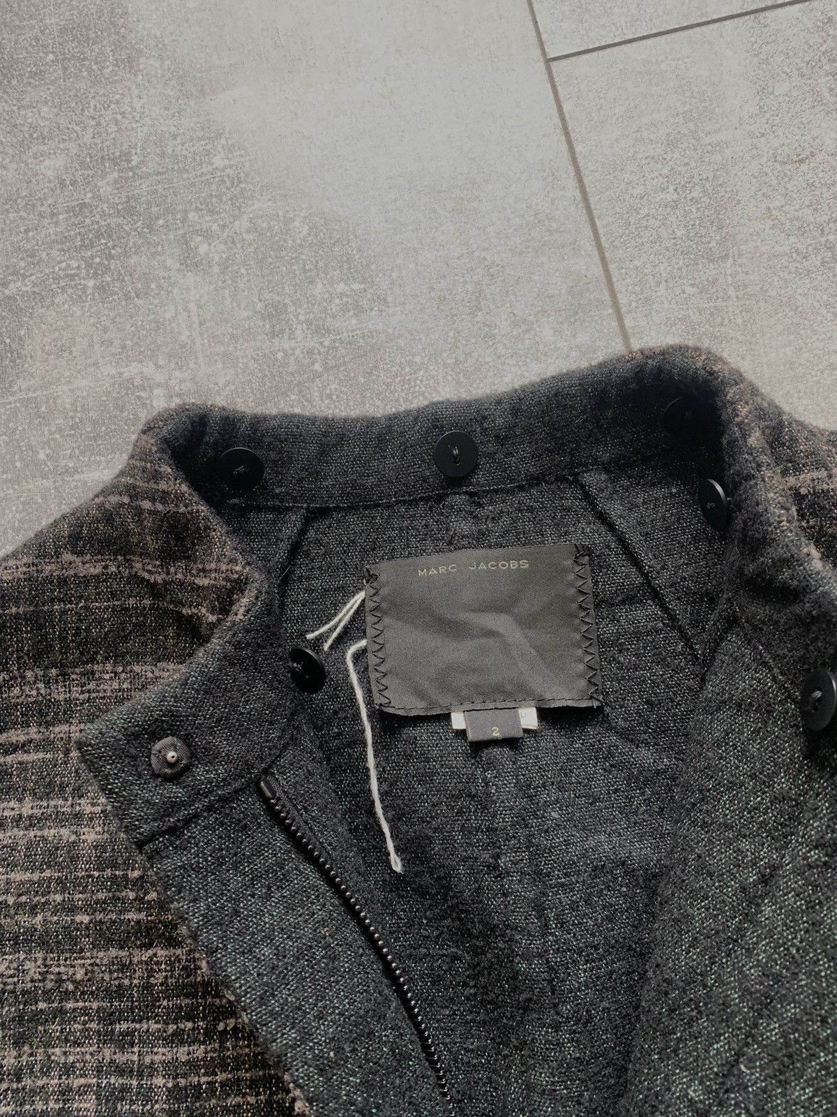 Marc Jacobs Marc Jacobs wool tweed wmns bandage jacket blazer Size XS / US 0-2 / IT 36-38 - 6 Thumbnail