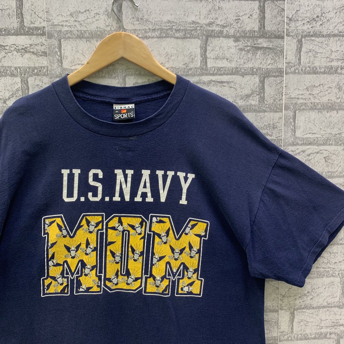 Vintage Vintage 90s U.s Navy Mom T-shirts Size US XL / EU 56 / 4 - 3 Thumbnail