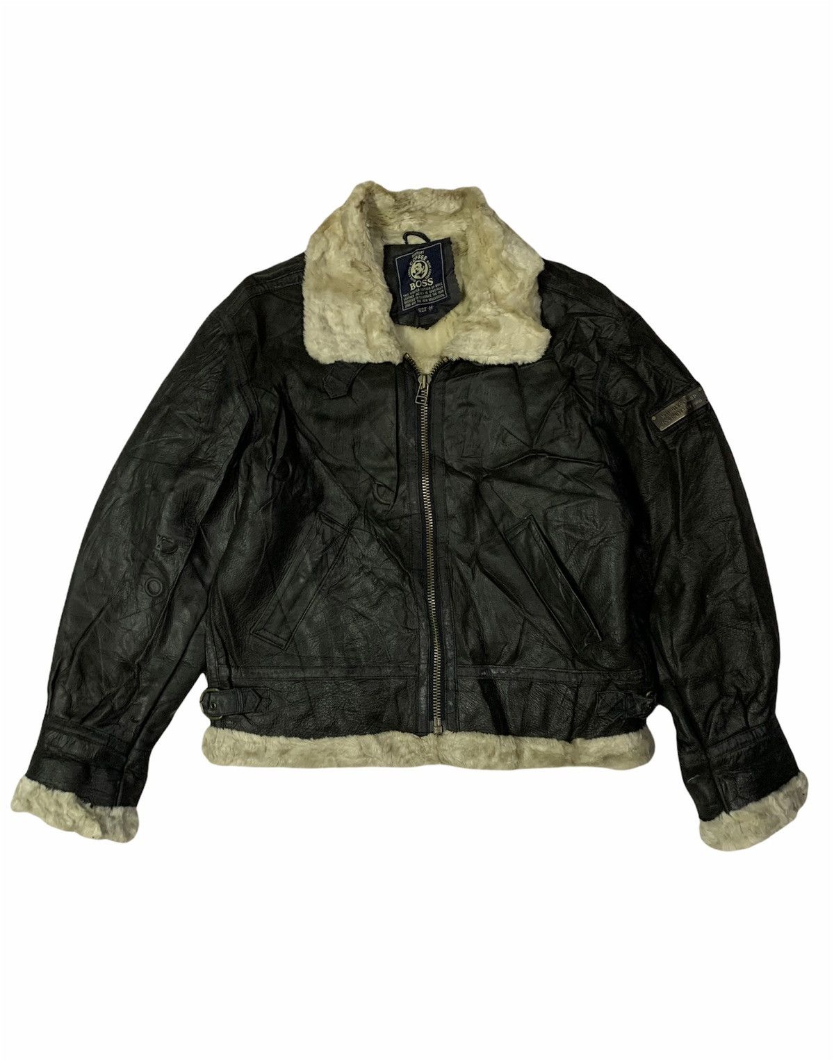 🔥RARE LIMITED EDITION SUNTORY BOSS COFFEE LEATHER JACKETS