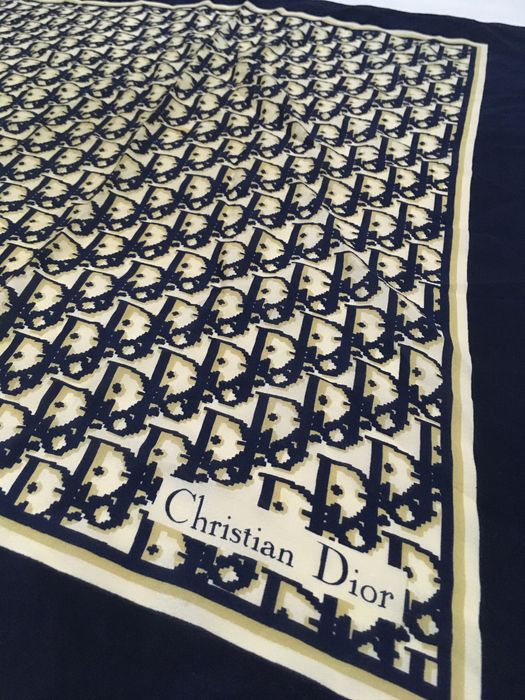 Dior Cd dior silk scarves monogram | Grailed