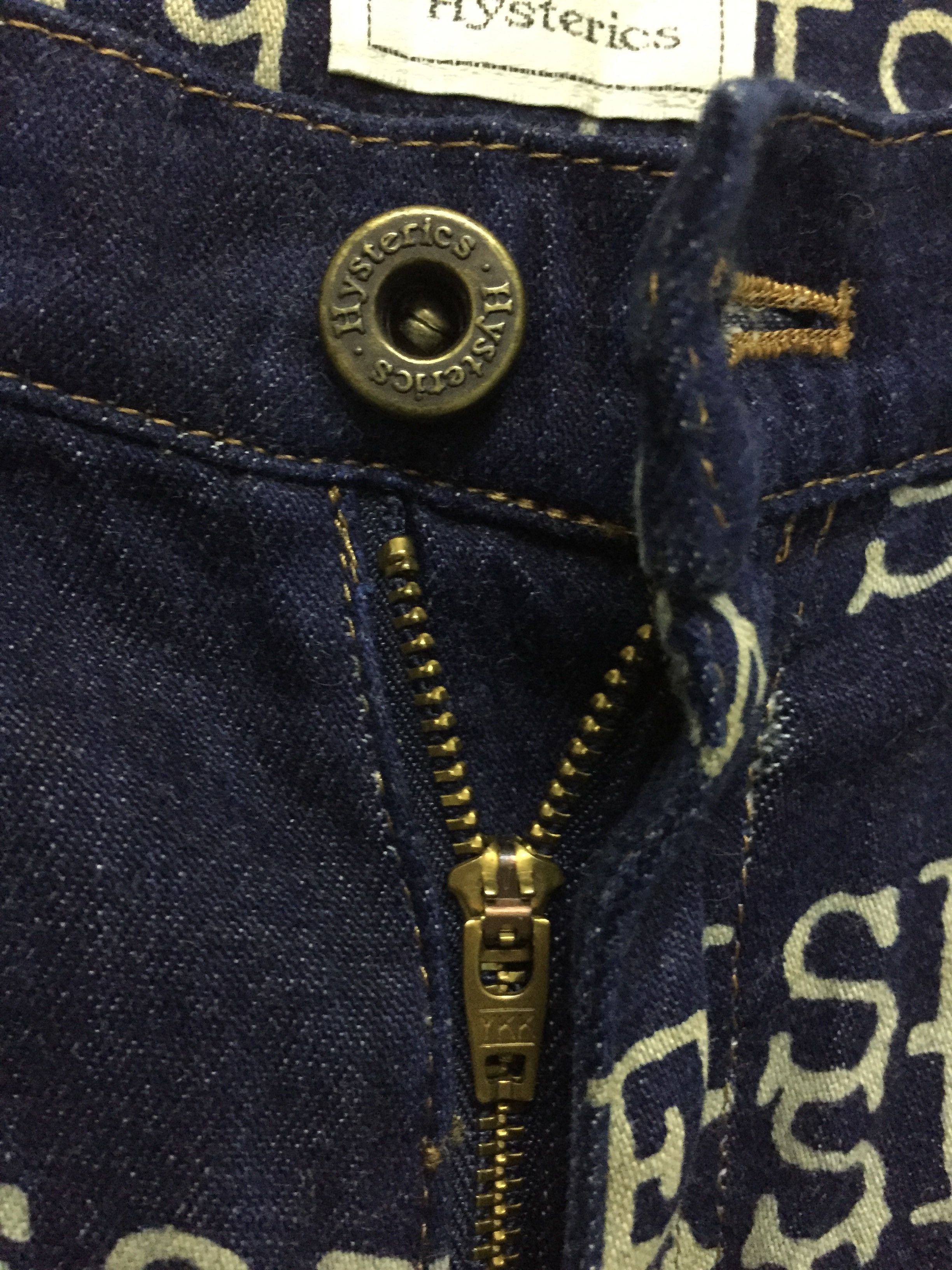 Hysteric Glamour SS99 Fuck Sex Bitch Denim pants Size US 29 - 7 Thumbnail
