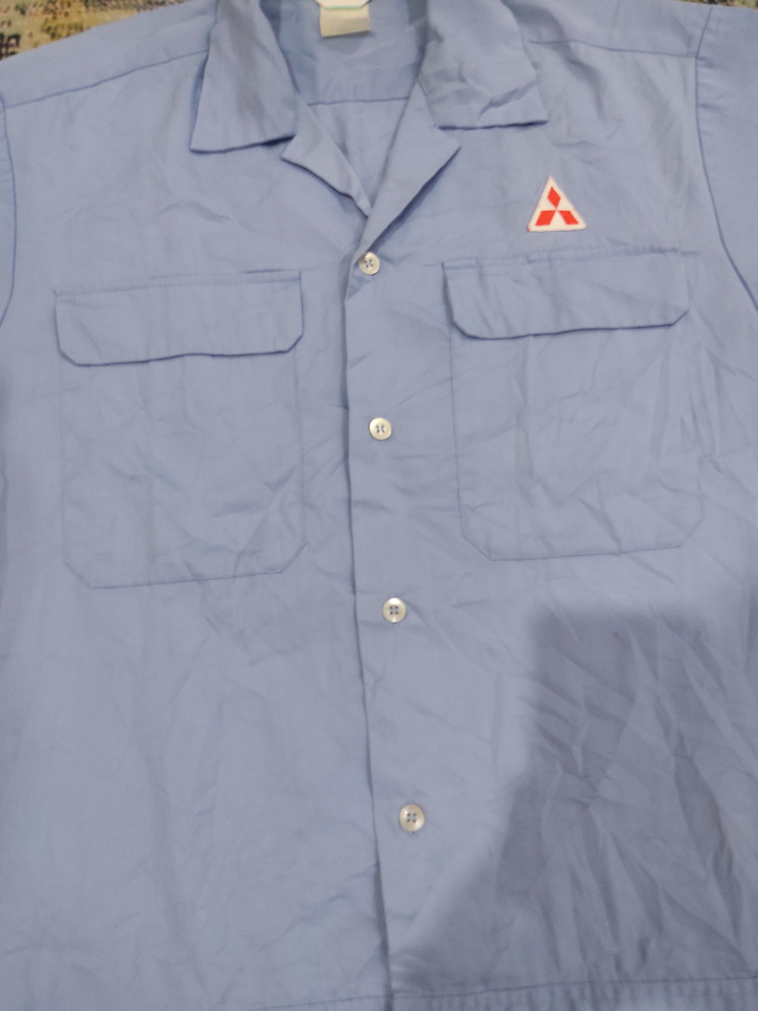 Japanese Brand Mitsubishi Shirt Button Ups Size US S / EU 44-46 / 1 - 2 Thumbnail