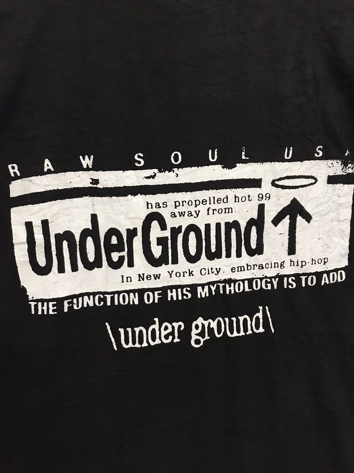 Rap Tees × Vintage Raw Soul Usa Underground Embracing Hip Hop Size US XL / EU 56 / 4 - 4 Thumbnail