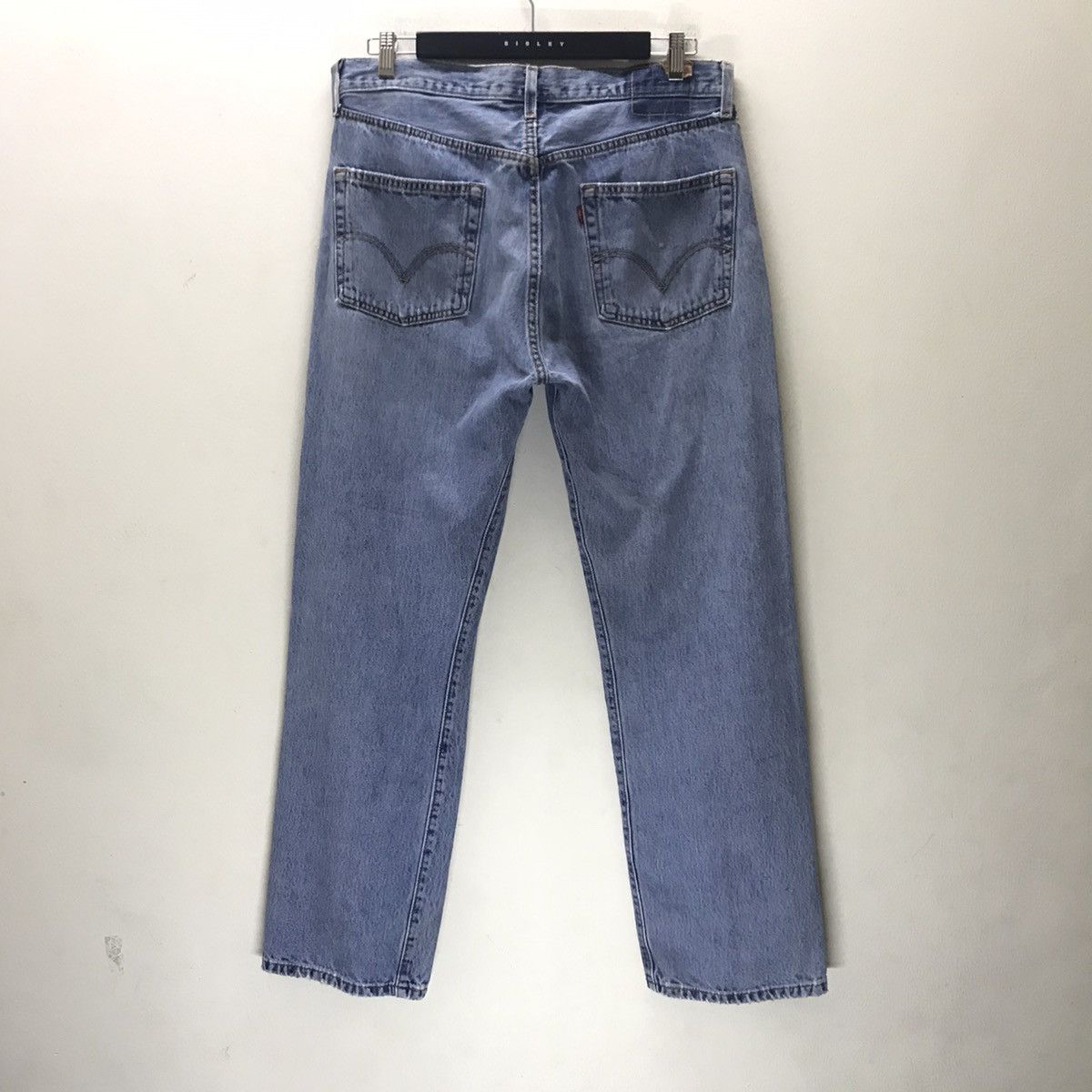 Levi's Vintage Levis 501 Distressed Jeans Skyblue Nice Faded Size US 36 / EU 52 - 10 Thumbnail