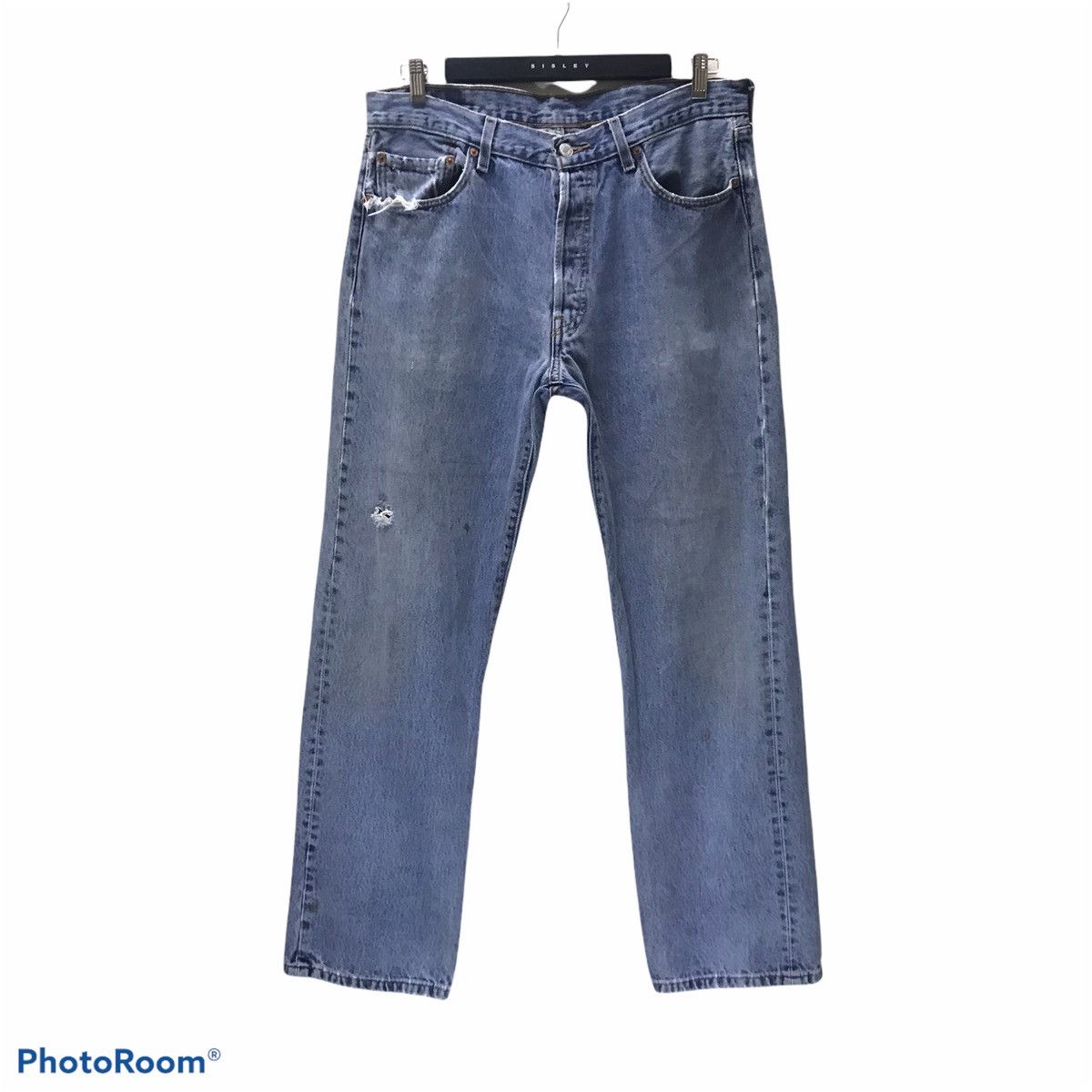 Vintage Levis 501 Distressed Jeans Skg Blue
