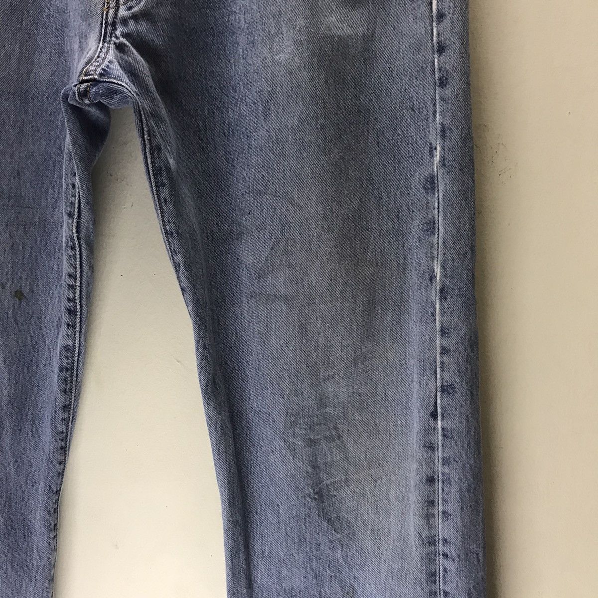 Levi's Vintage Levis 501 Distressed Jeans Skyblue Nice Faded Size US 36 / EU 52 - 7 Thumbnail
