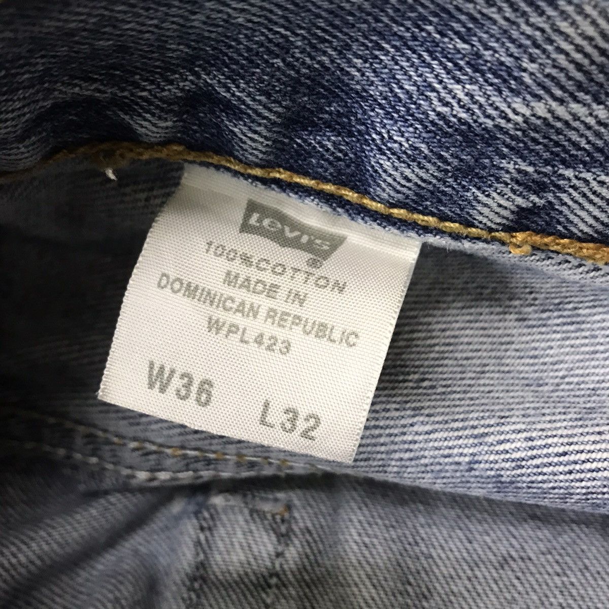 Levi's Vintage Levis 501 Distressed Jeans Skyblue Nice Faded Size US 36 / EU 52 - 21 Thumbnail
