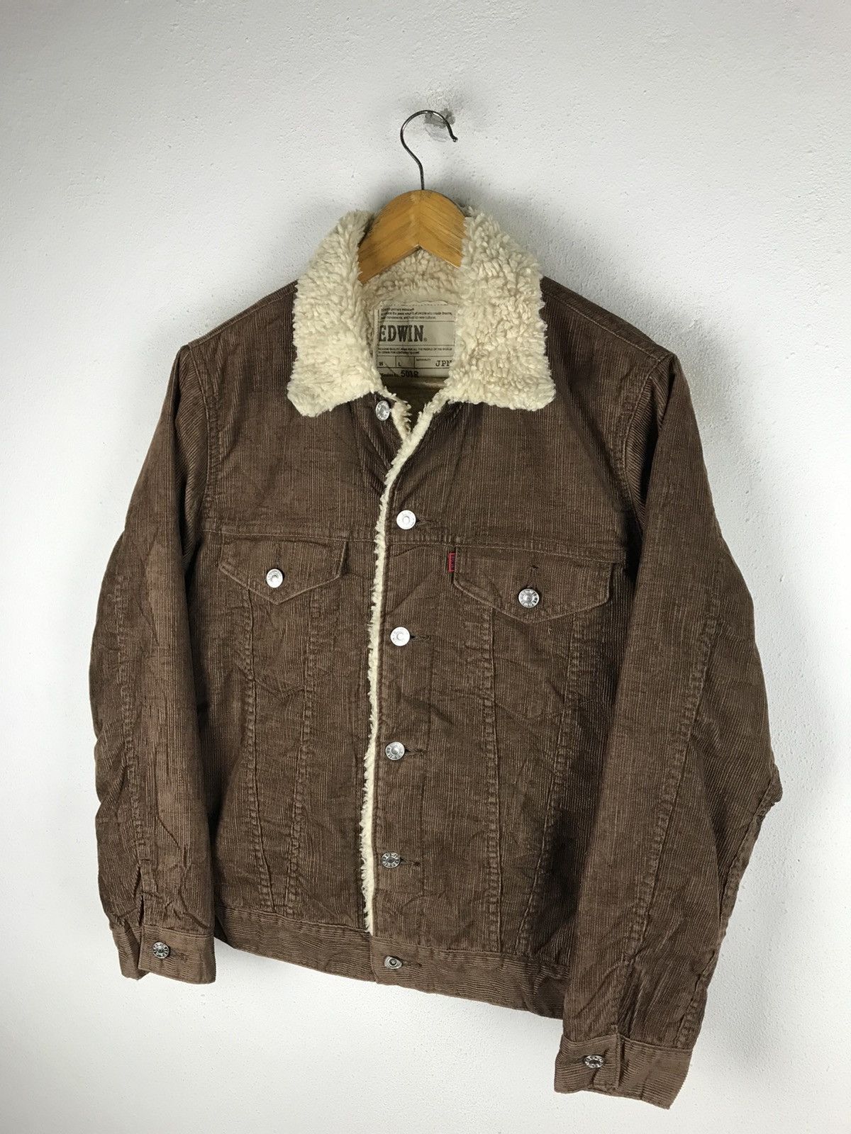 Edwin EDWIN TRUCKER JACKET STYLE CORDUROY Size US M / EU 48-50 / 2 - 4 Thumbnail