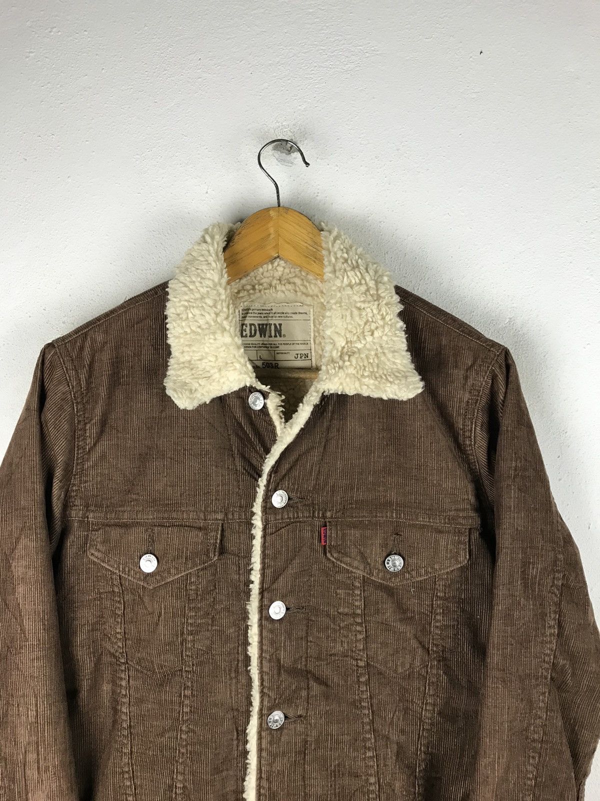 Edwin EDWIN TRUCKER JACKET STYLE CORDUROY Size US M / EU 48-50 / 2 - 5 Thumbnail