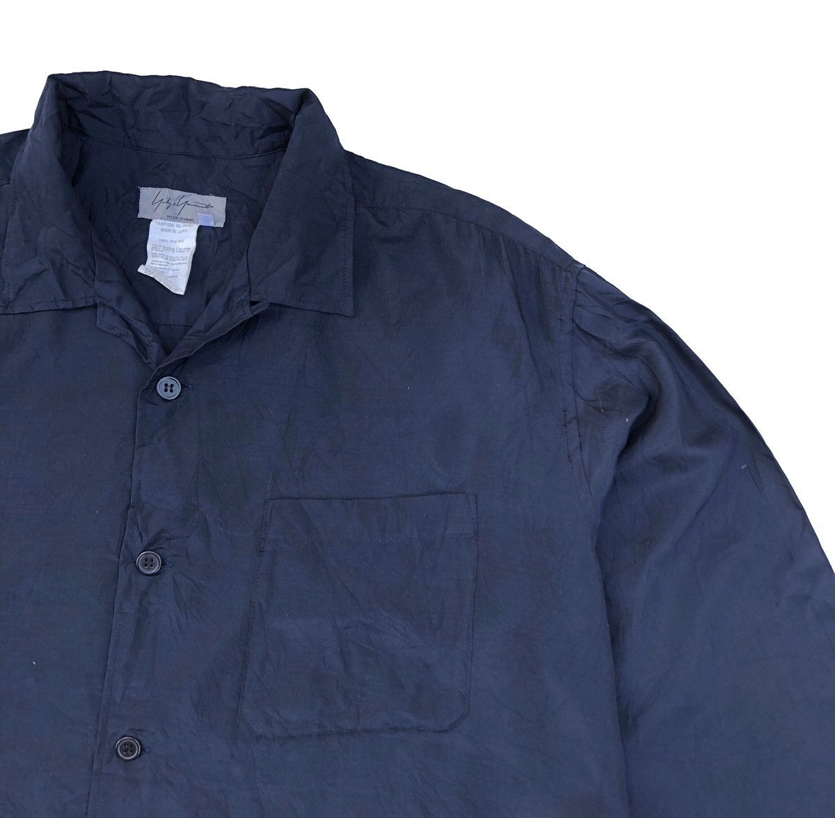 Yohji Yamamoto 🔥Y’S Pour Home SS01 Soie Silk Shirt With Bag Size US L / EU 52-54 / 3 - 4 Thumbnail