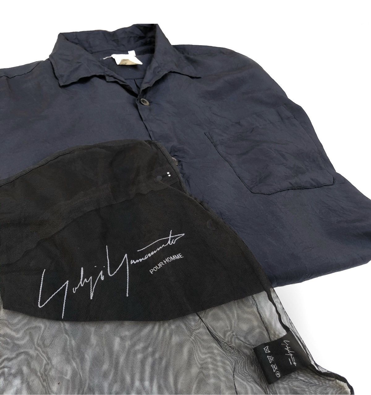 Yohji Yamamoto 🔥Y’S Pour Home SS01 Soie Silk Shirt With Bag Size US L / EU 52-54 / 3 - 1 Thumbnail