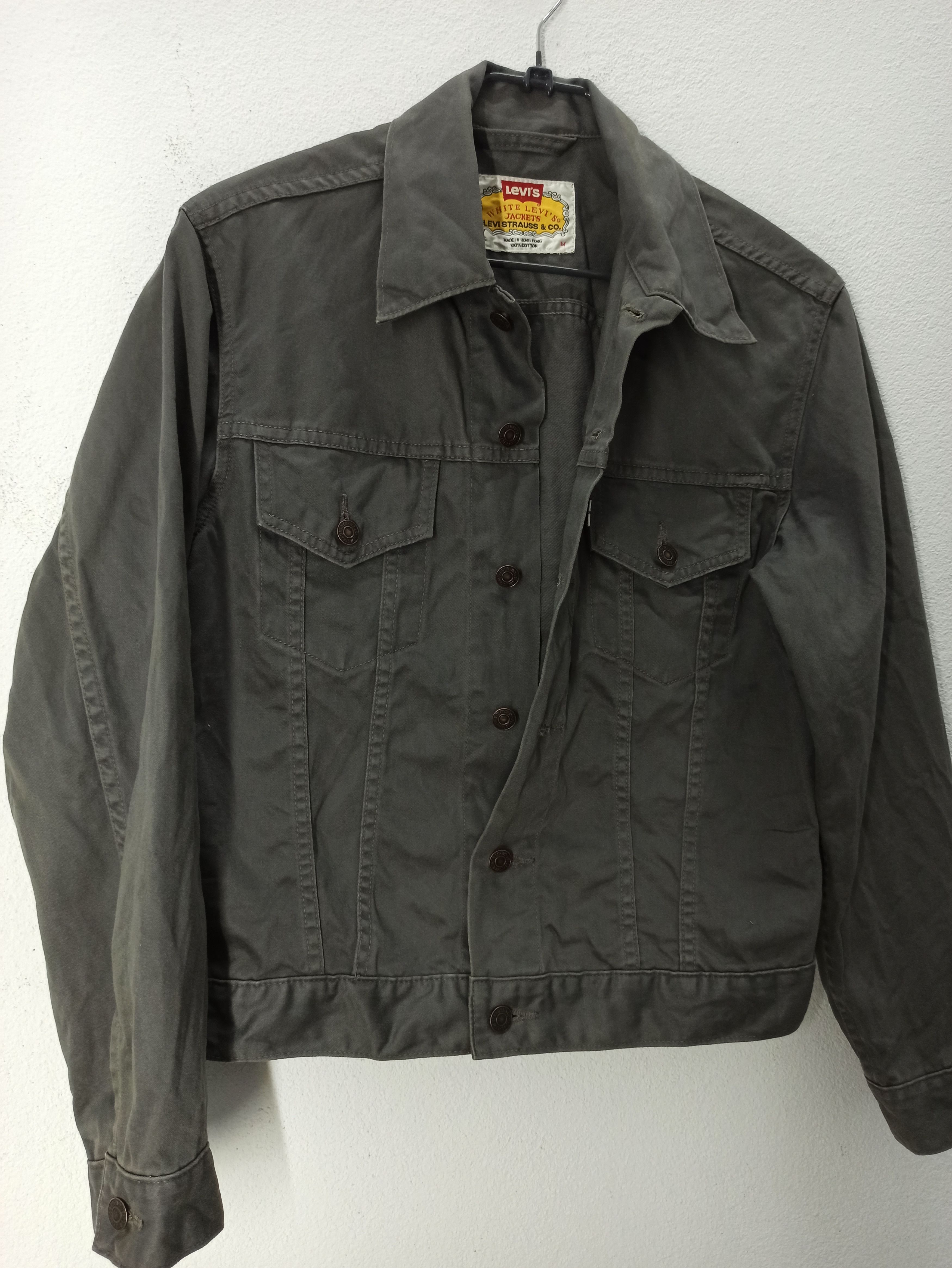 Levi's × Levi's Vintage Clothing White Levi's Trucker Denim Jacket by Levi's Strauss & Co. Size US M / EU 48-50 / 2 - 6 Thumbnail