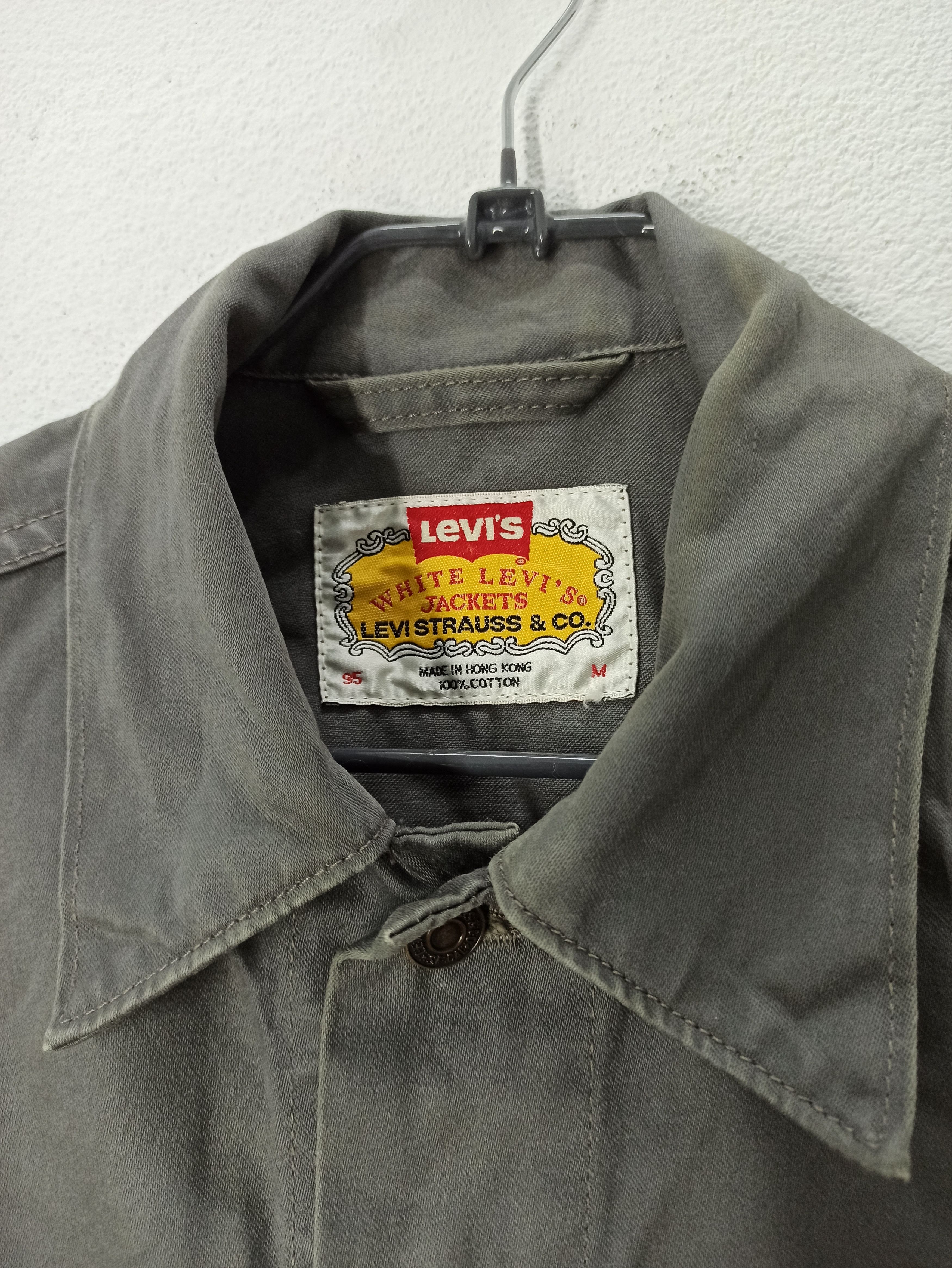 Levi's × Levi's Vintage Clothing White Levi's Trucker Denim Jacket by Levi's Strauss & Co. Size US M / EU 48-50 / 2 - 10 Thumbnail