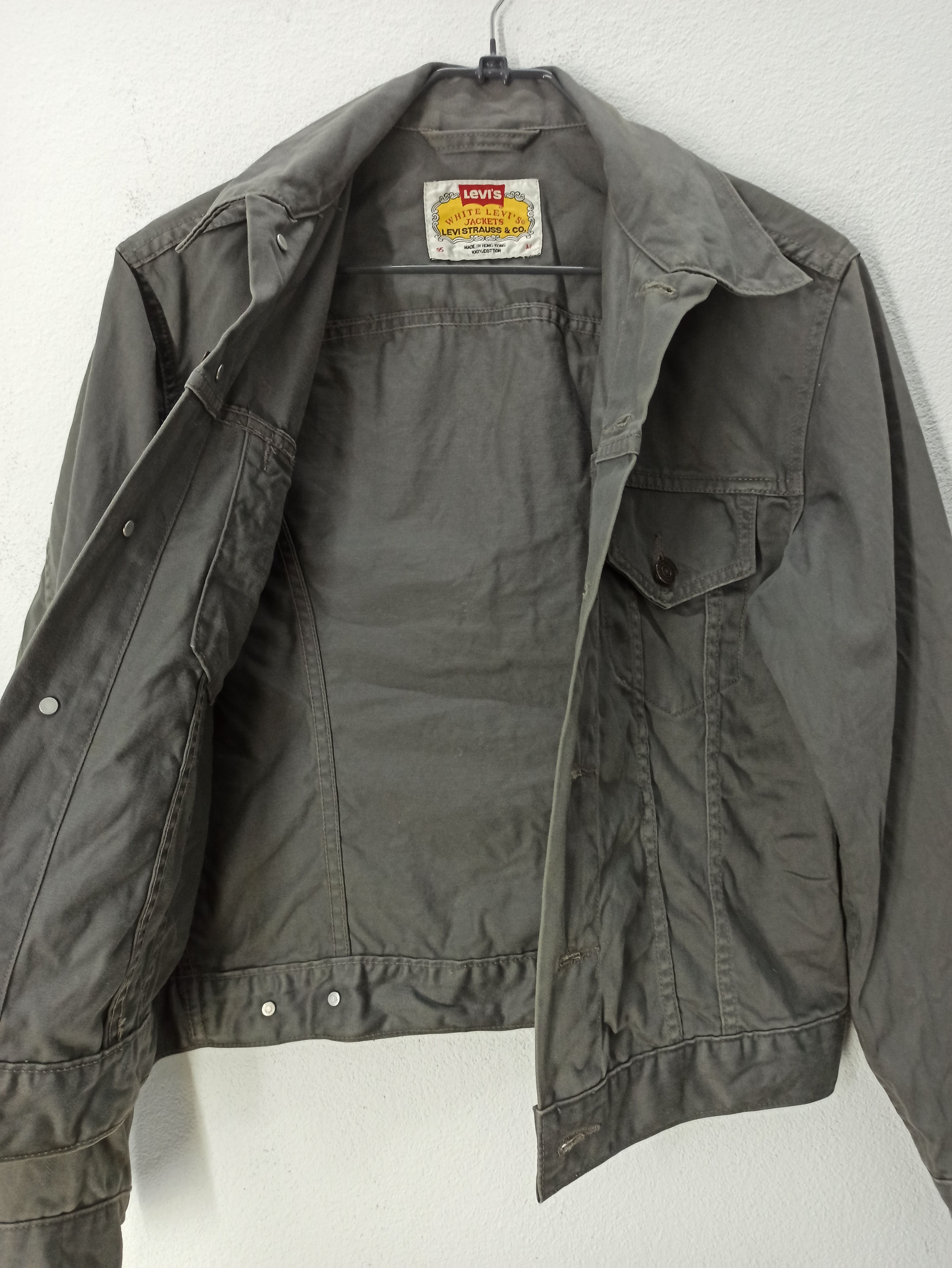 Levi's × Levi's Vintage Clothing White Levi's Trucker Denim Jacket by Levi's Strauss & Co. Size US M / EU 48-50 / 2 - 5 Thumbnail