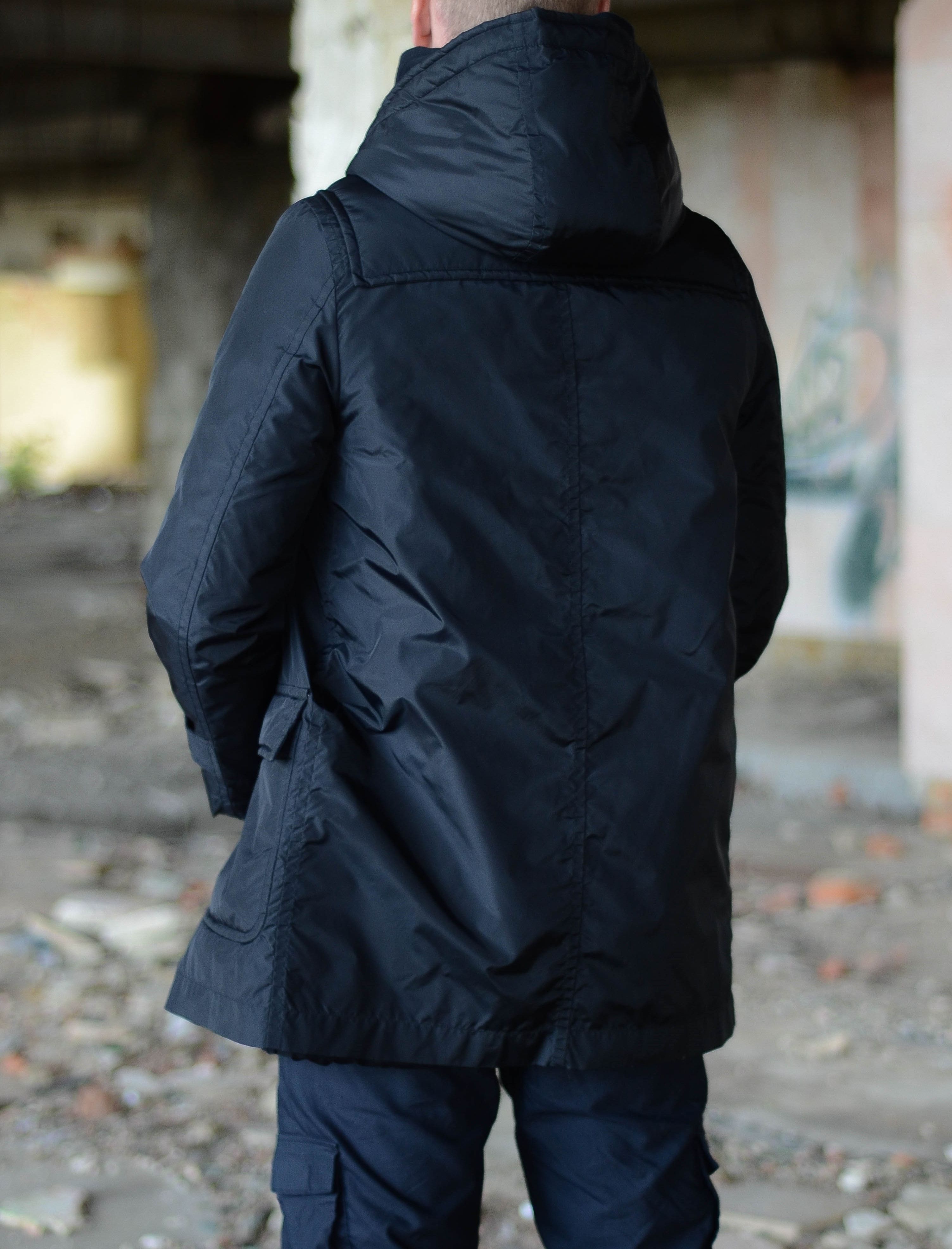 Comme des Garcons Comme des Garcons SHIRT CDG Men's Black Nylon Parkas Jacket Size US M / EU 48-50 / 2 - 7 Thumbnail