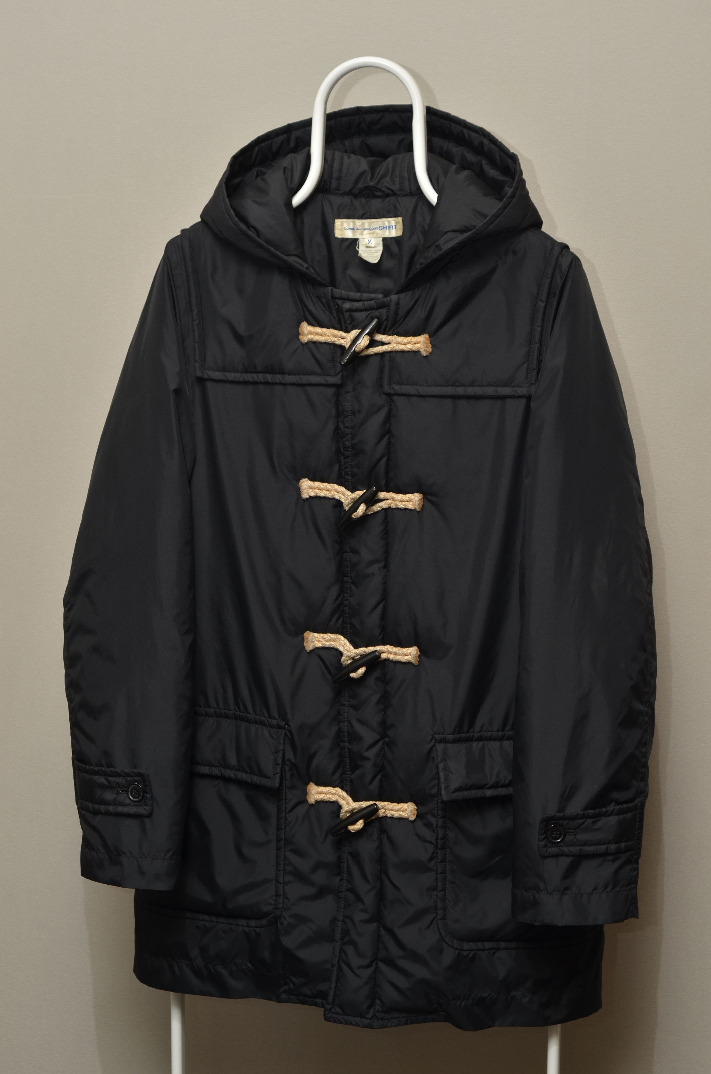 Comme des Garcons Comme des Garcons SHIRT CDG Men's Black Nylon Parkas Jacket Size US M / EU 48-50 / 2 - 8 Thumbnail